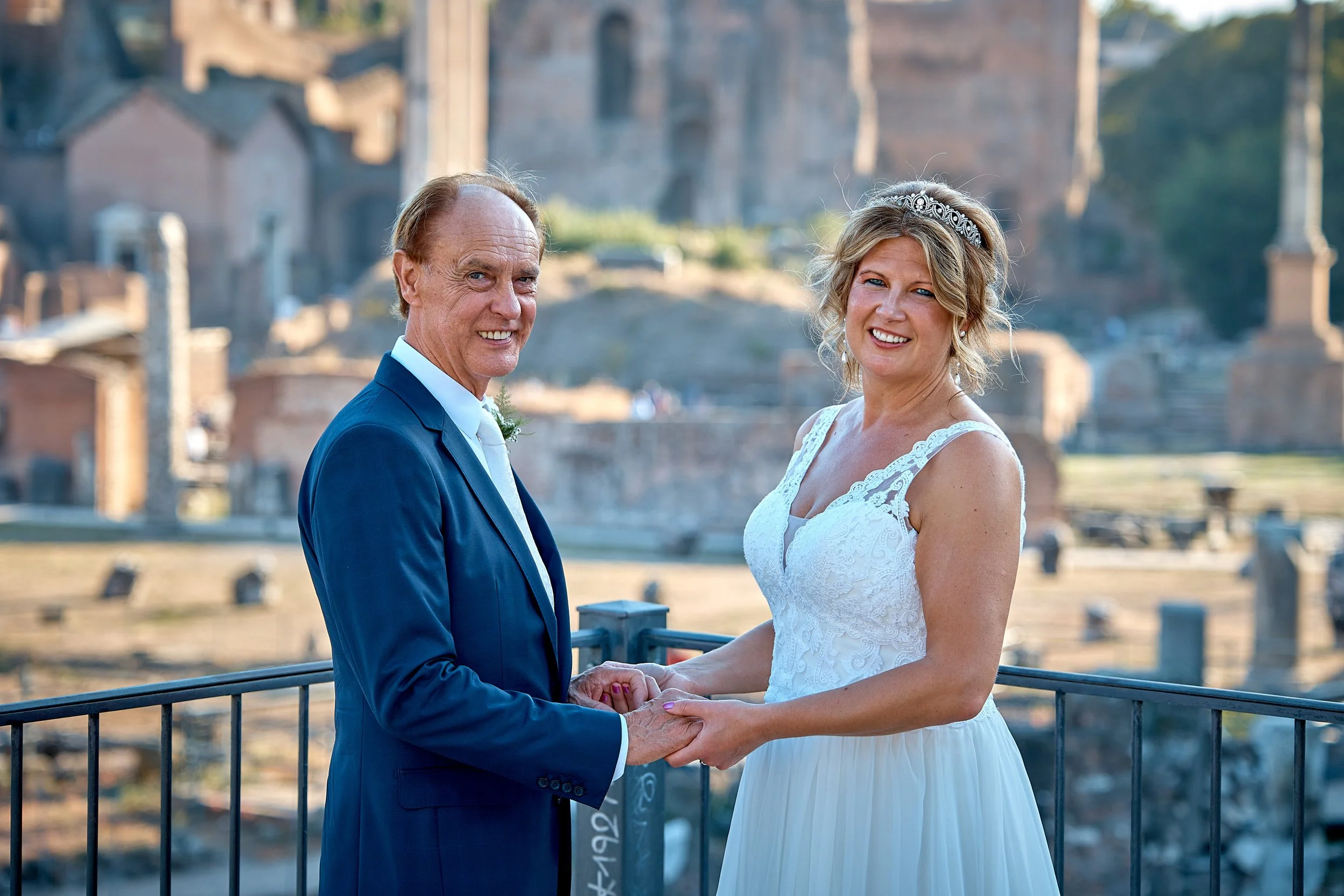 Agnes and Bob from London, UK at their Rome elopement — Rome Luxury Elopements
