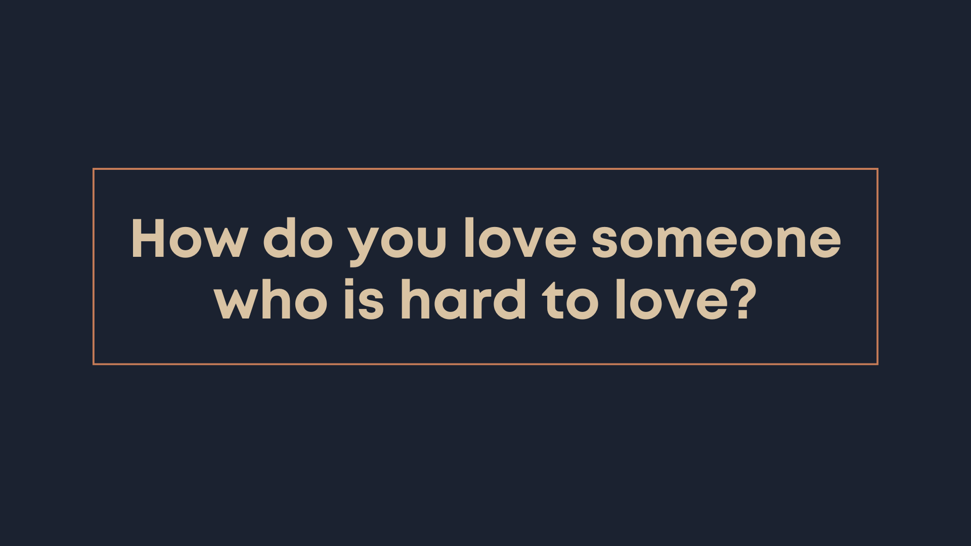 Daily Readings — God Loves Them Too