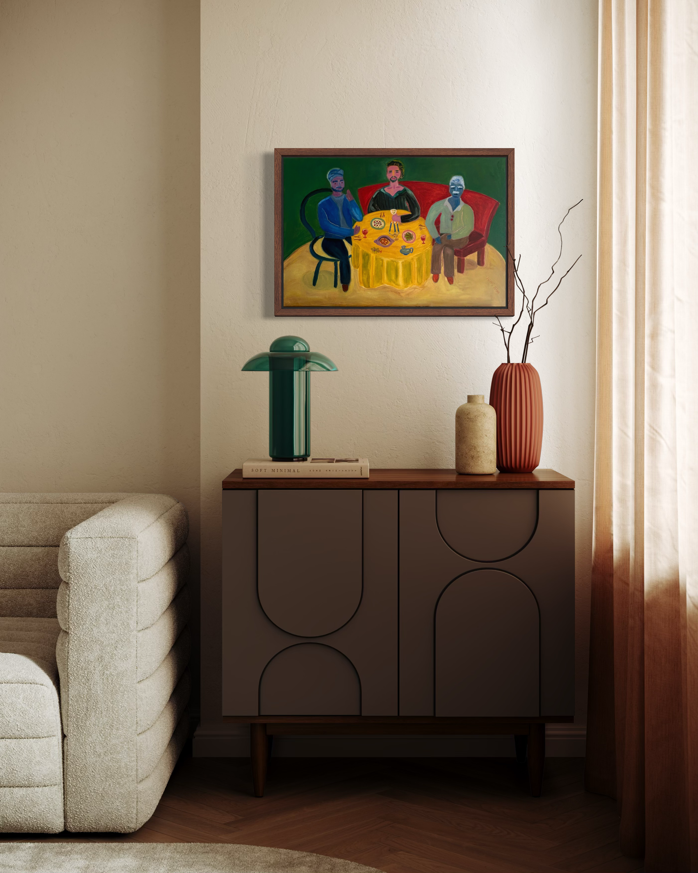 Abstract art commission, Yumi Kim Artist, Vibrant color, Art for Interior