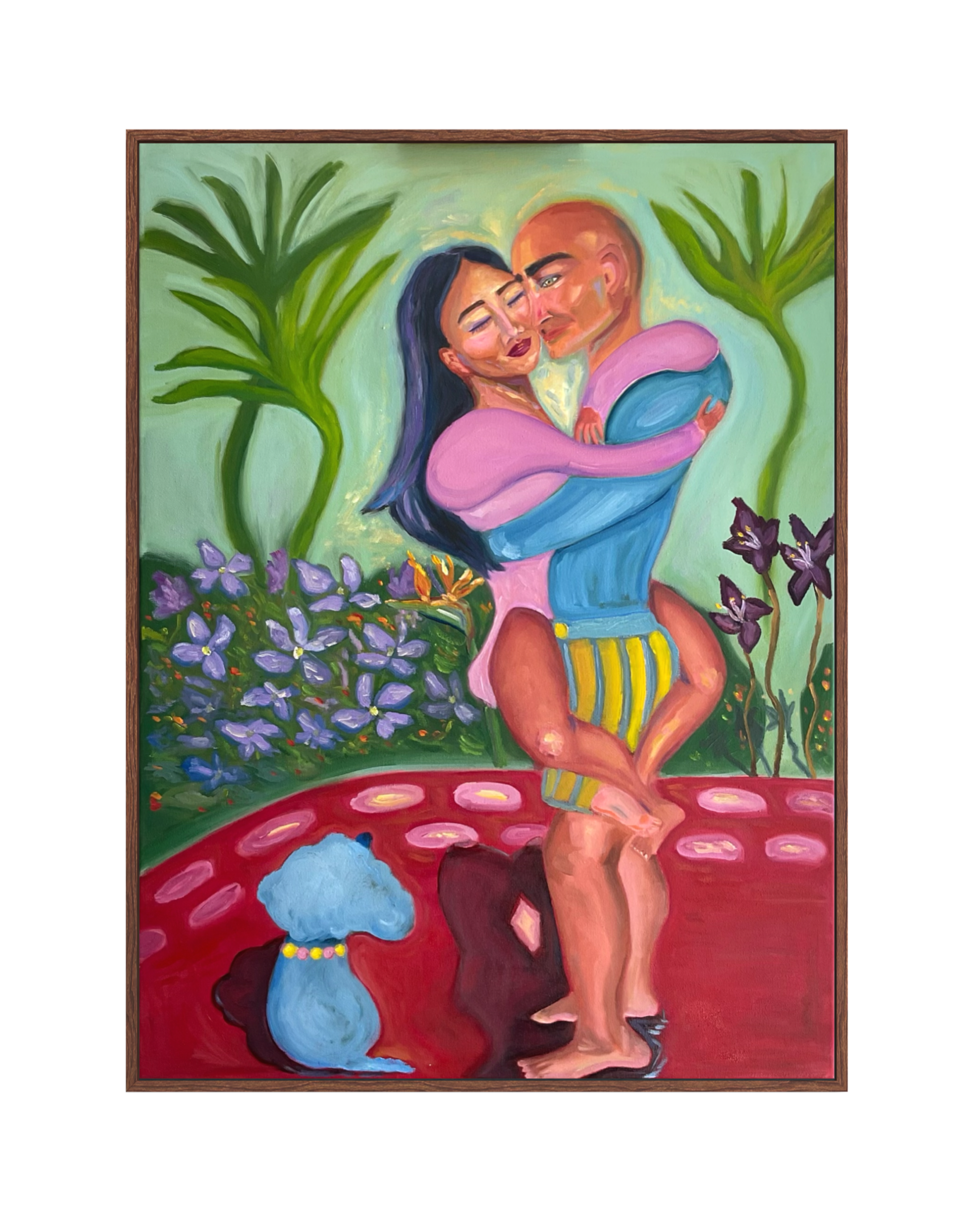 Abstract love couple art colourful Yumi Kim Artist
