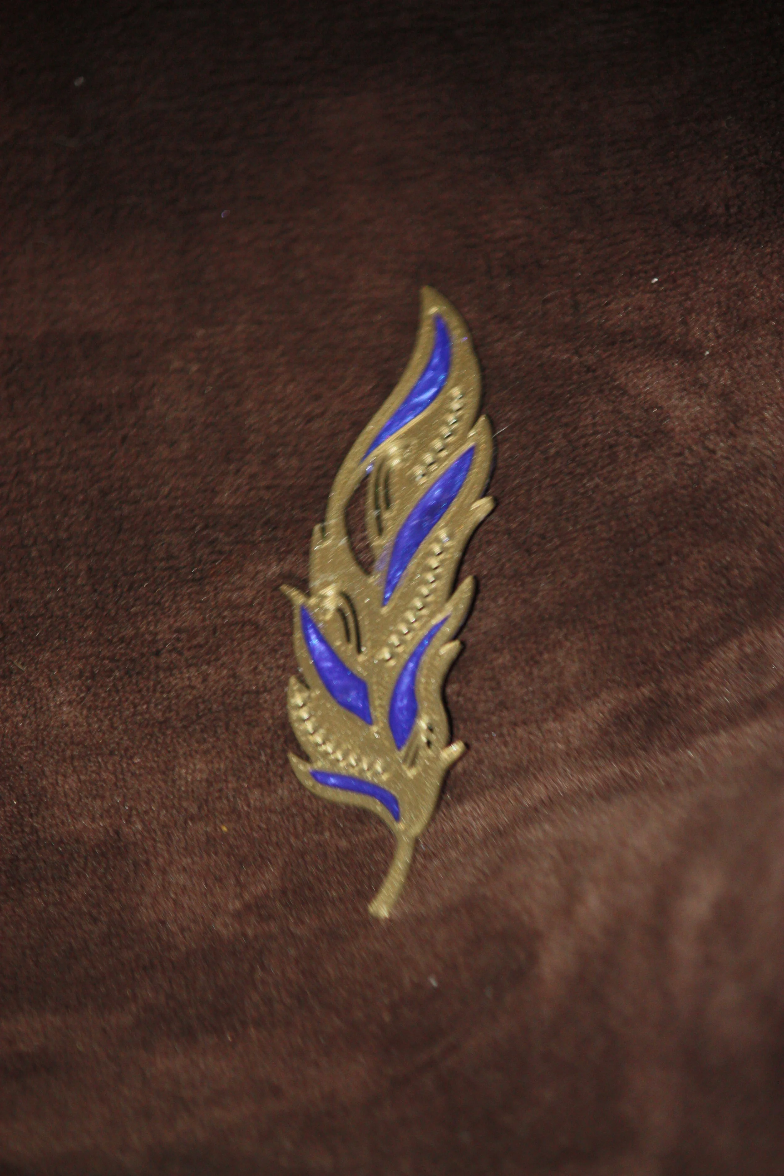 Custom Stained Glass Resin Feather Bookmark