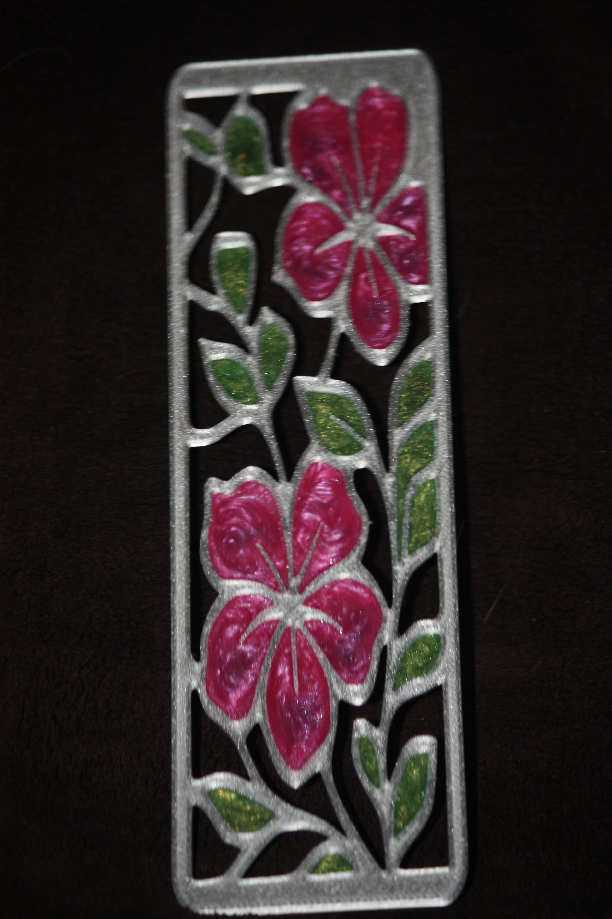 Custom Stained Glass Resin Bookmark