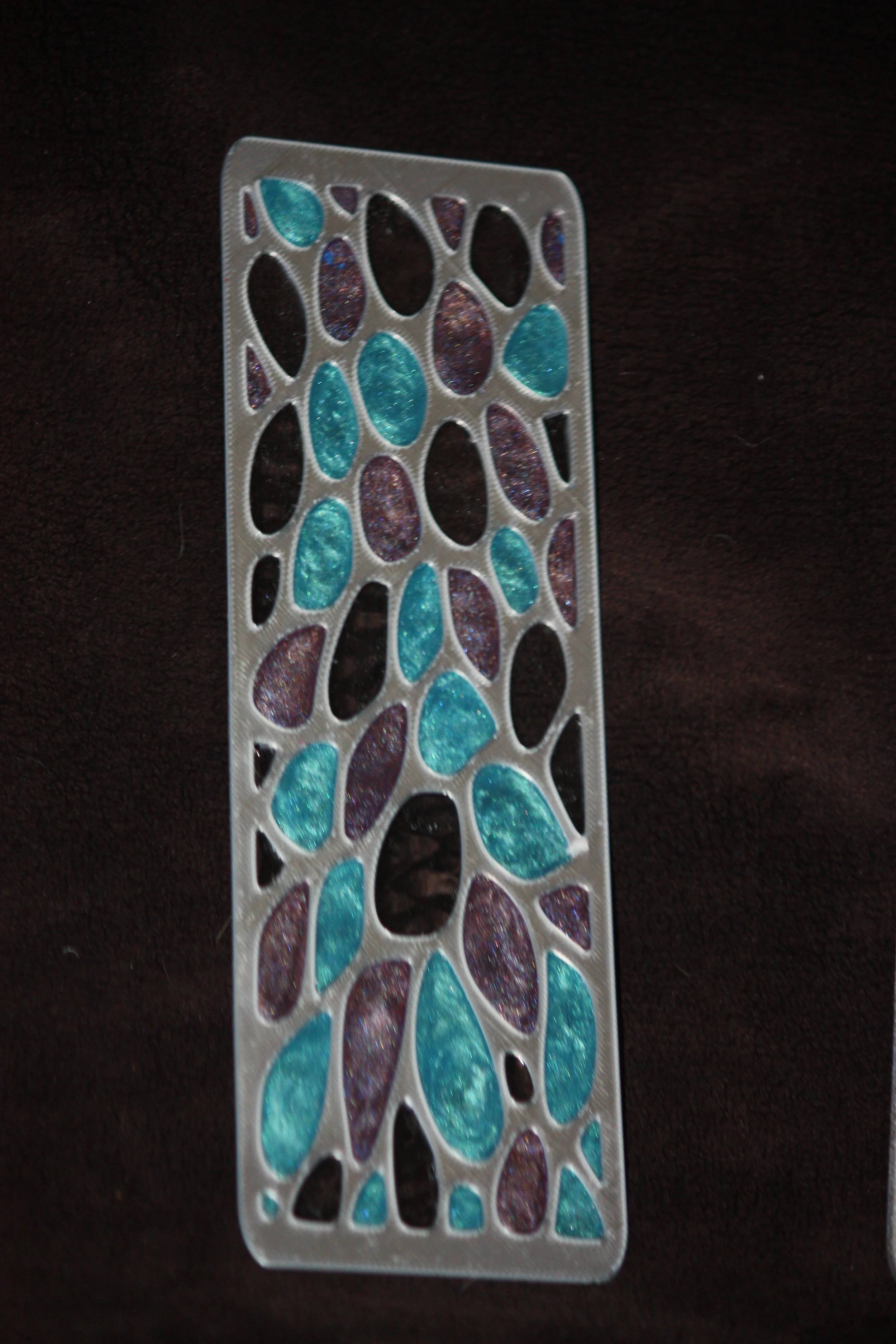 Custom Stained Glass Resin Bookmark