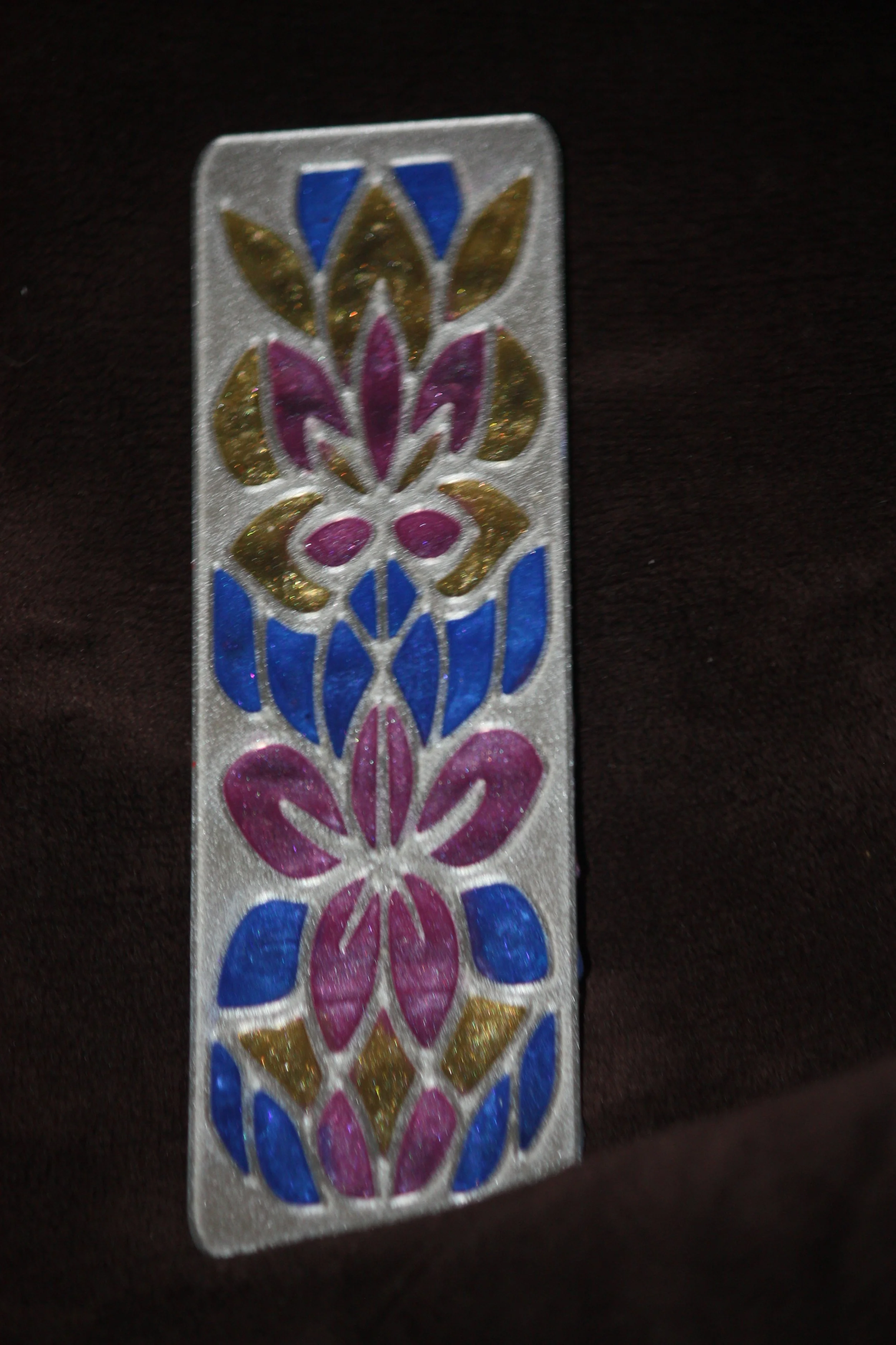 Custom Stained Glass Resin Bookmark
