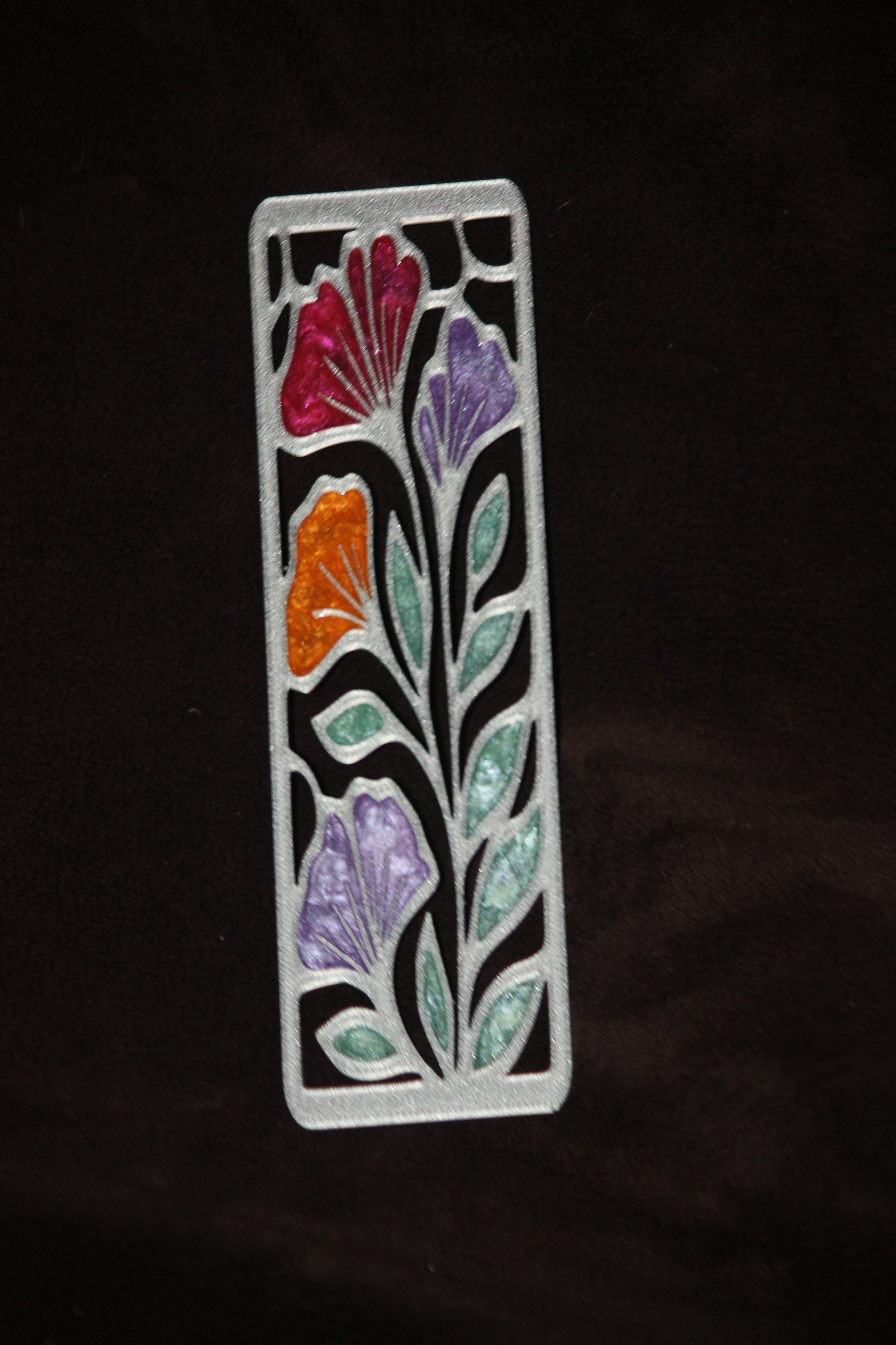 Custom Stained Glass Resin Bookmark