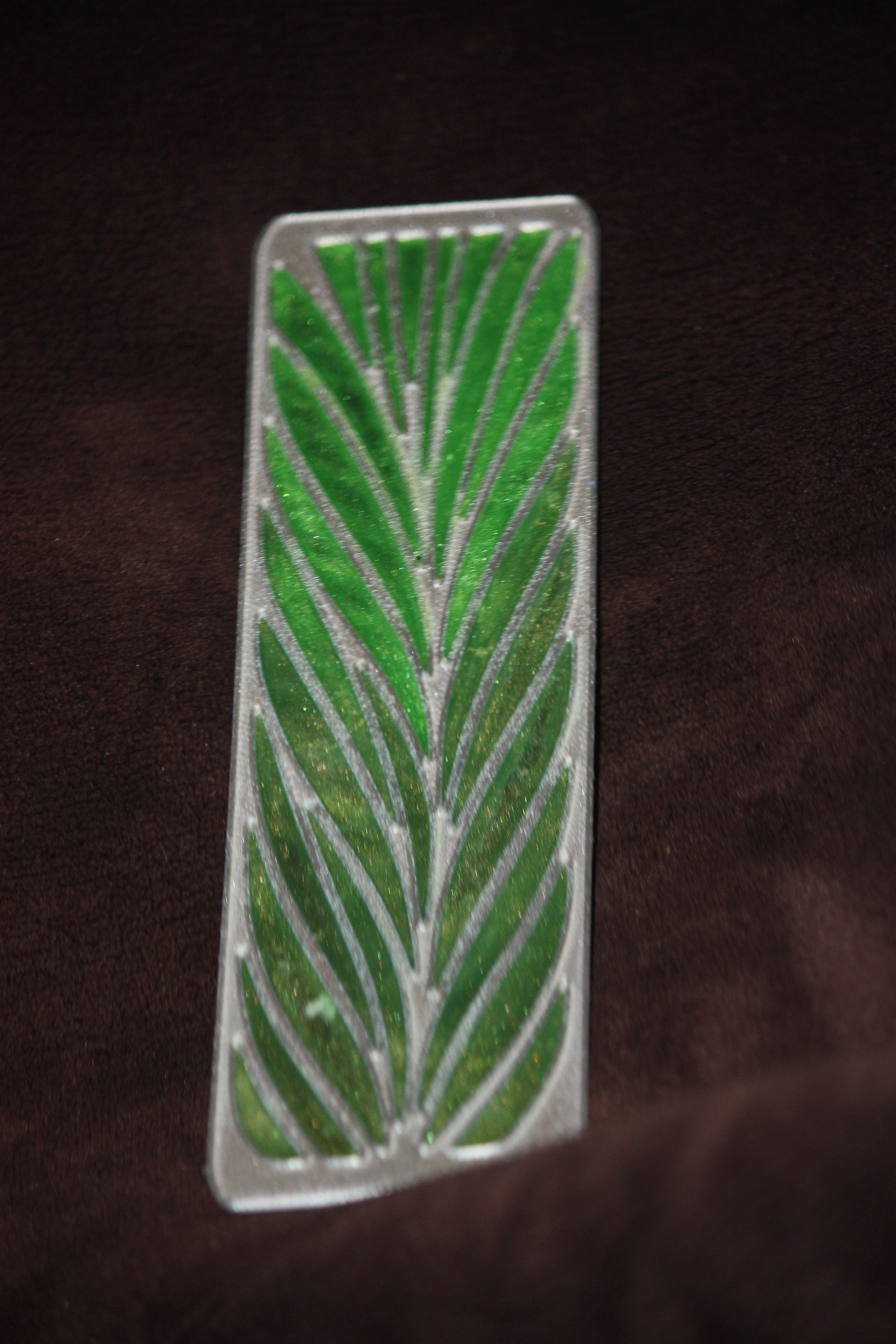Custom Stained Glass Resin Bookmark