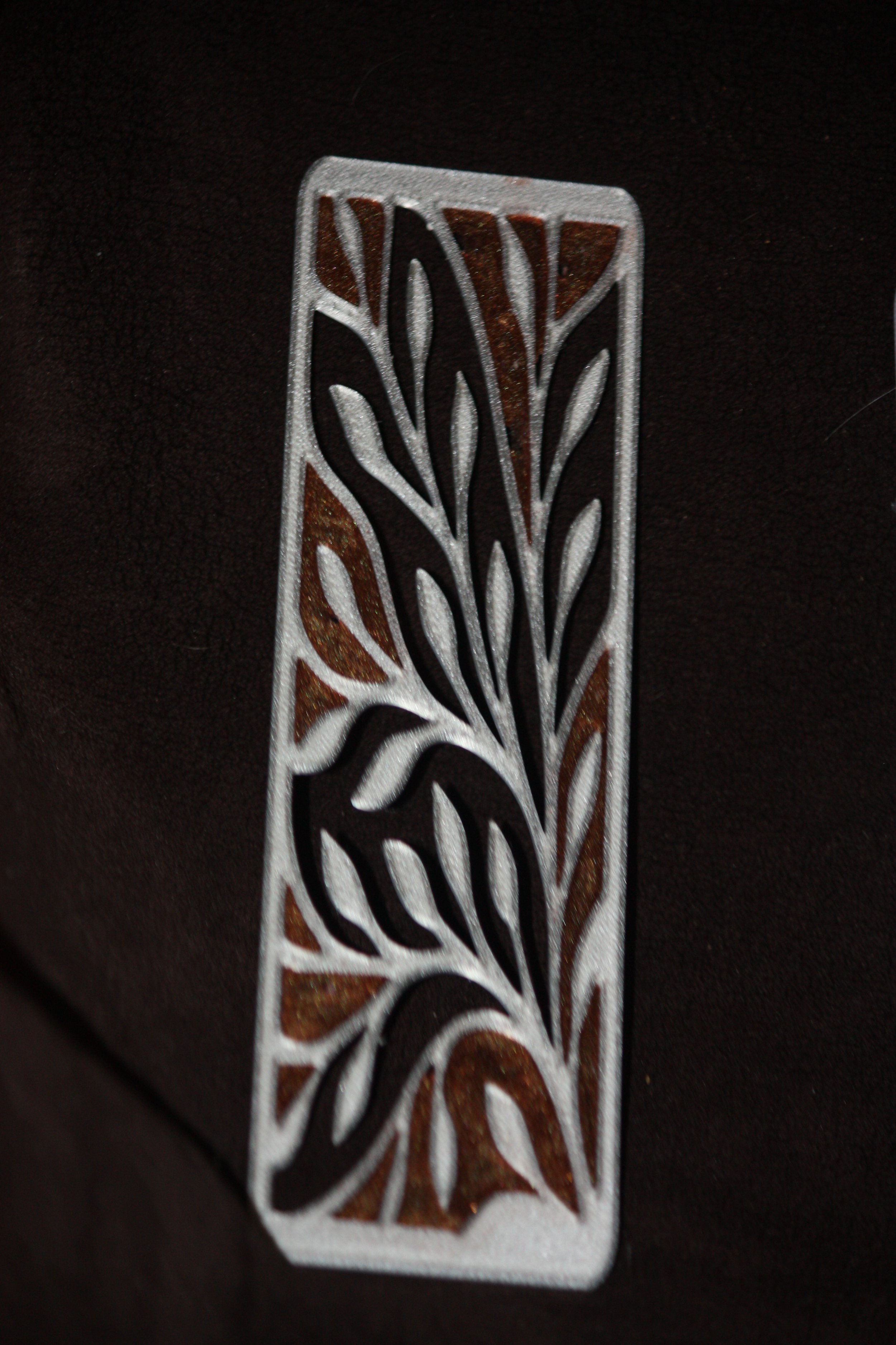 Custom Stained Glass Resin Bookmark