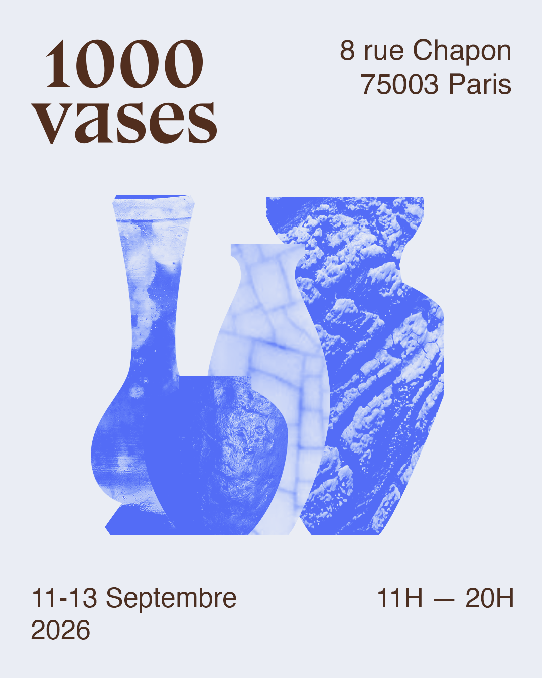 1000 vases Paris Design Week