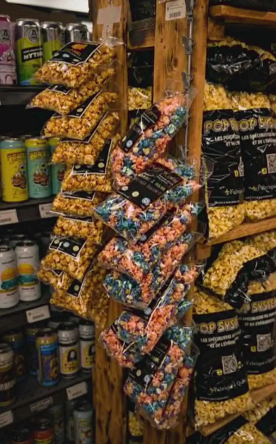 Sacs de popcorn au beurre et au caramel Pop Système