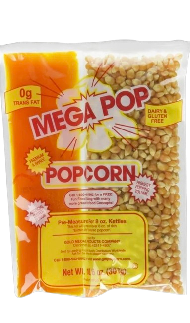Sachet de popcorn à éclater de la marque MEGA POP