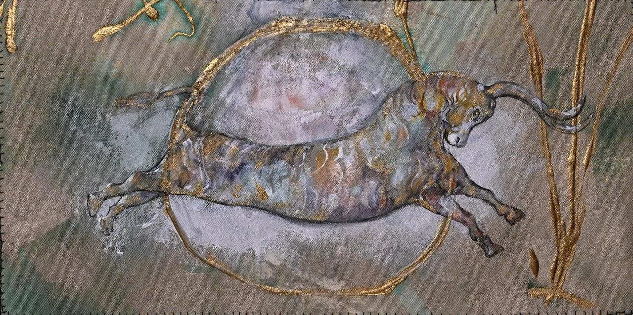 Bull painting