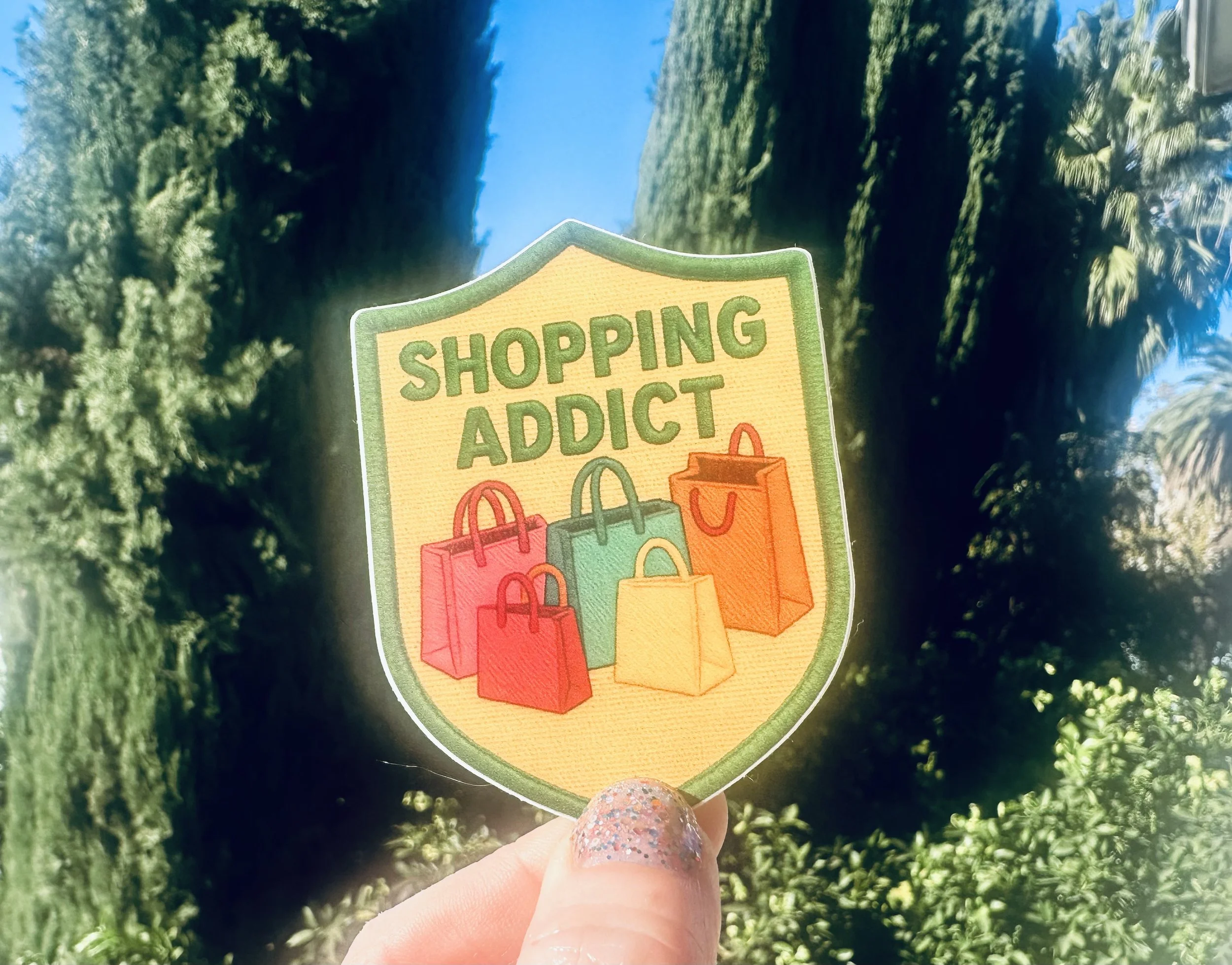 Adult Merit Badge - Shopping Addict