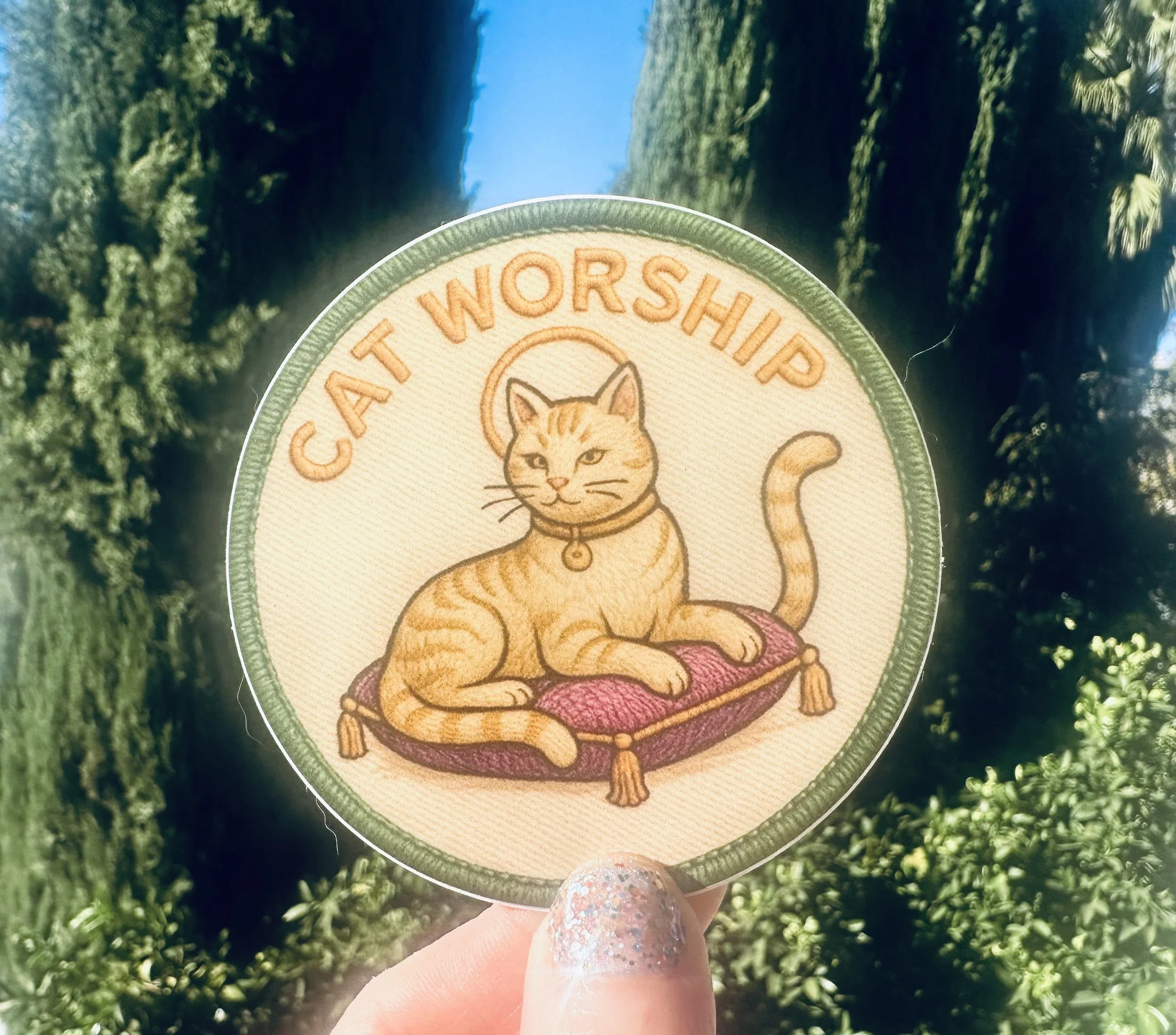 Adult Merit Badge - Cat Worship
