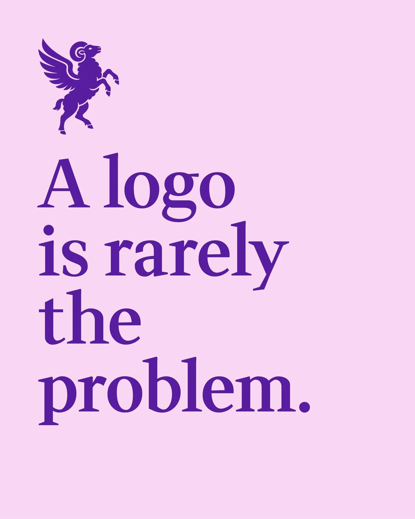 Most of the time, it only reveals that clarity has been lost somewhere else.

Before a brand can look distinctive, it needs to know what it stands for, who it speaks to, and what role it wants to play.

A good identity does not start with form.
It st