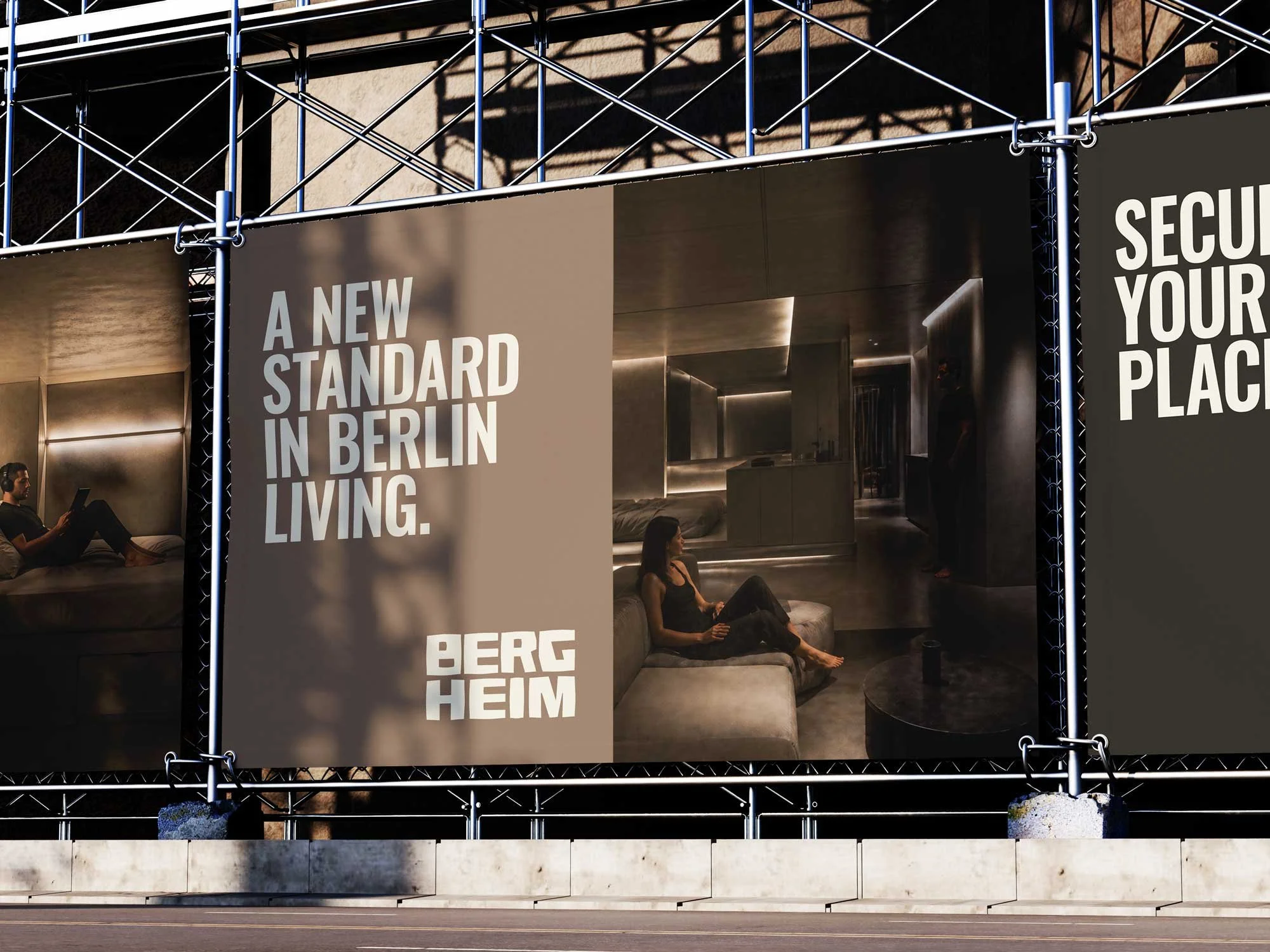 Bergheim Project Construction Billboard Design by Robert Schaefer