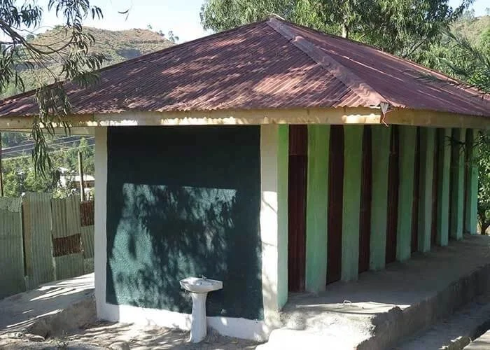  New latrine for female students funded by Millfield School. 