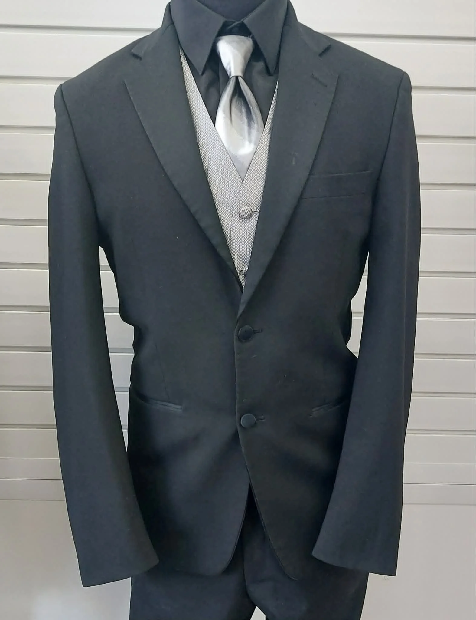 Neil Allyn - Black Slimfit