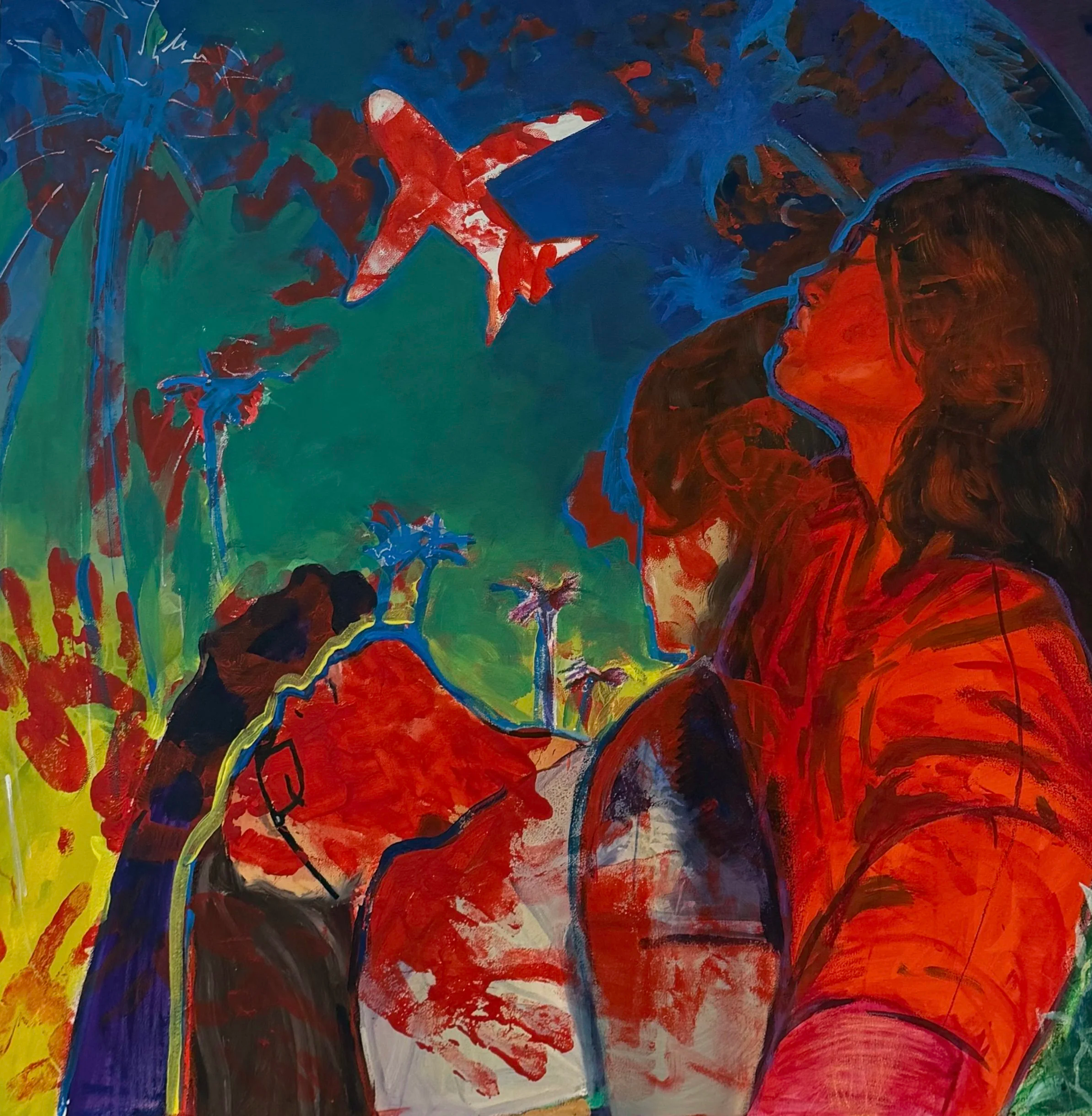 triennial, acrylic and oil on canvas, 36x36in, 2026