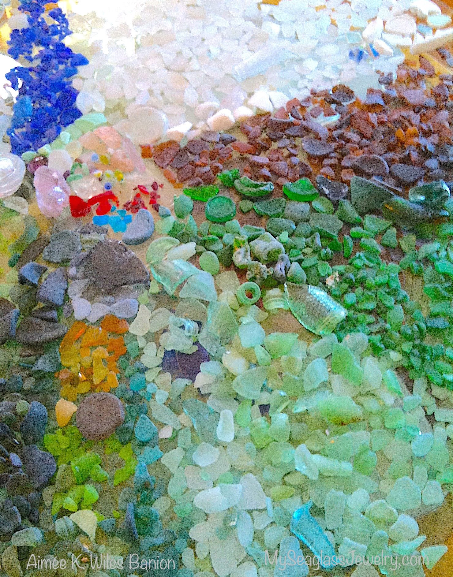 Collecting seaglass is like eating potato chips… 