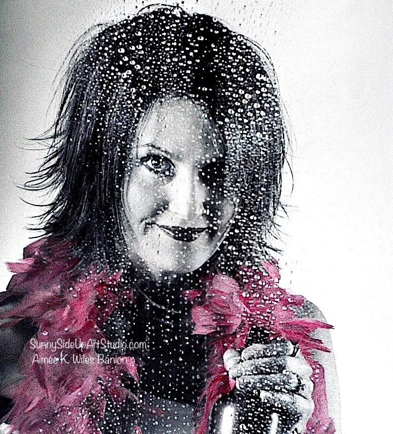 A portrait of a hair stylist taken by Aimee Wiles Banion of SunnySideUpArtStudio.com in Jacksonville Florida