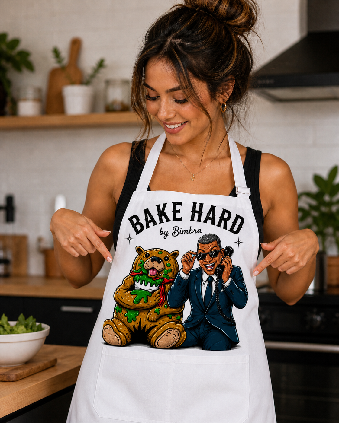 Bake Hard Argile Apron