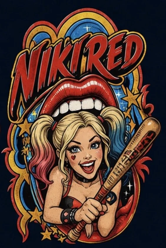 Niki Red C Girl Graphic