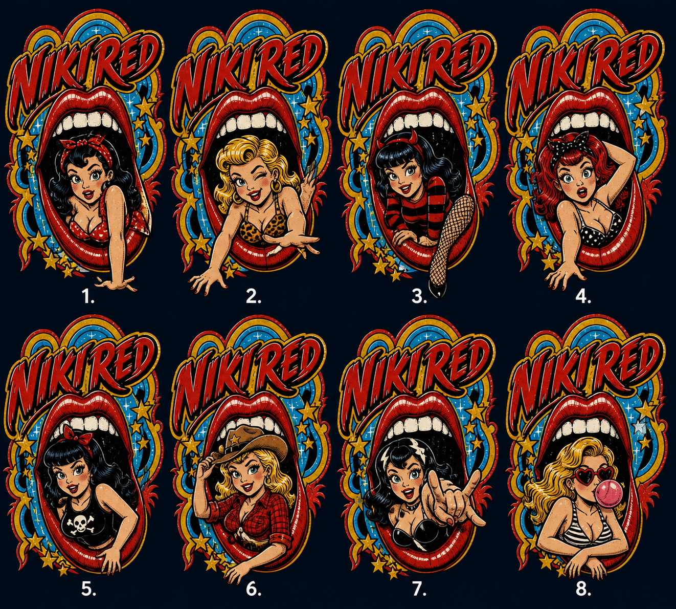 BC Girls Sticker Pack
