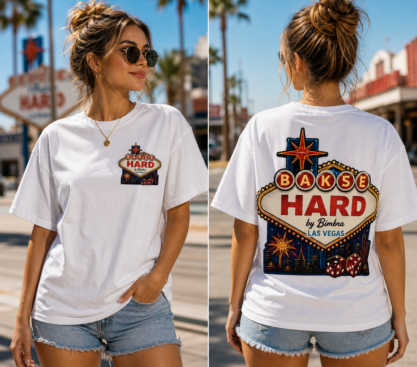 Bake Hard Vegas TSHIRT