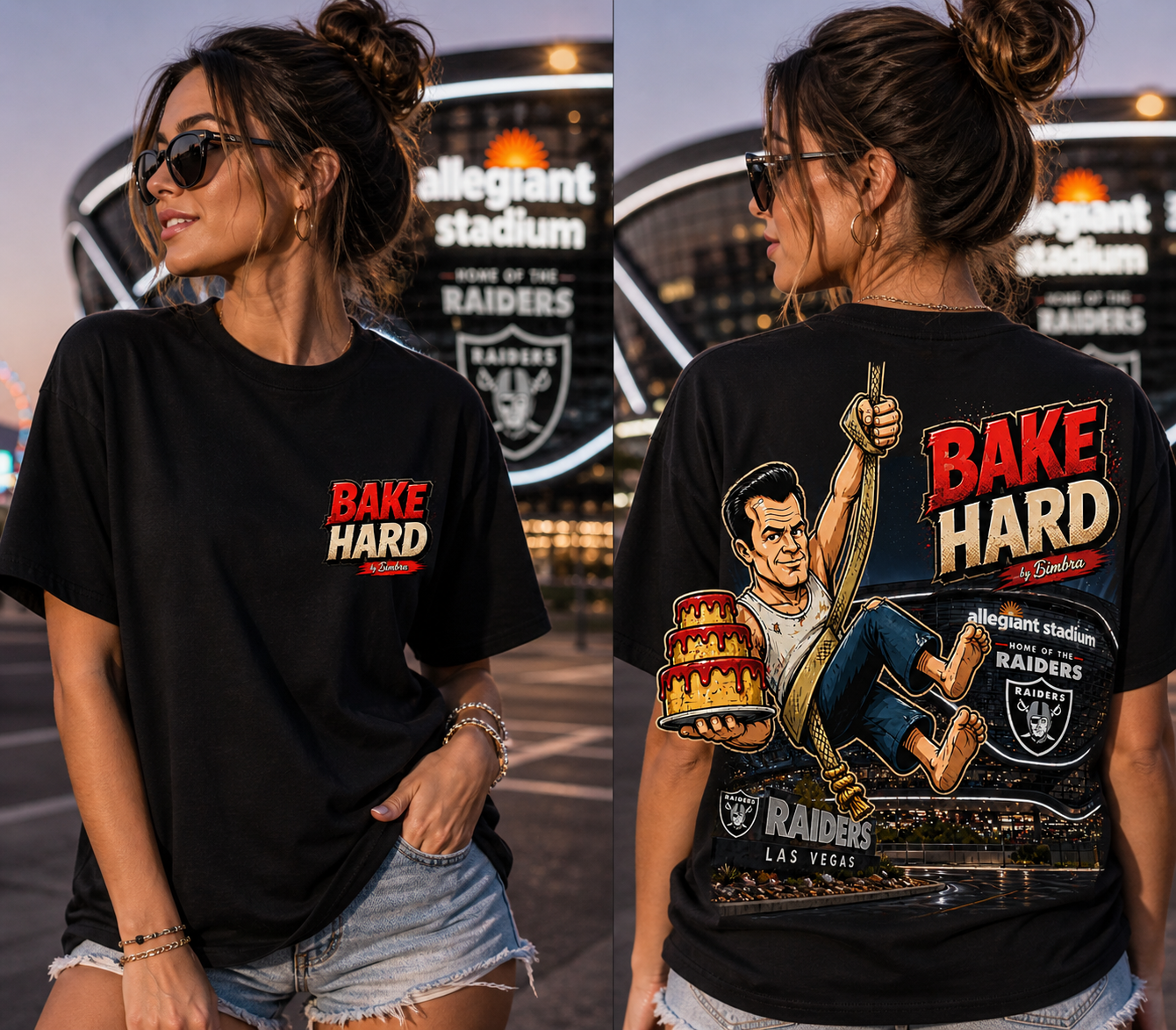 Bake Hard Raiders TSHIRT