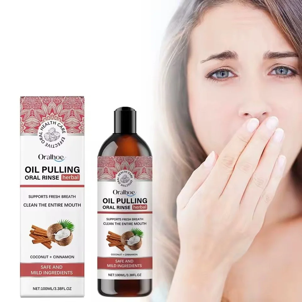 Coconut Cinnamon Moisturizing Mouthwash – Fresh Breath & Oral Hydration Formula