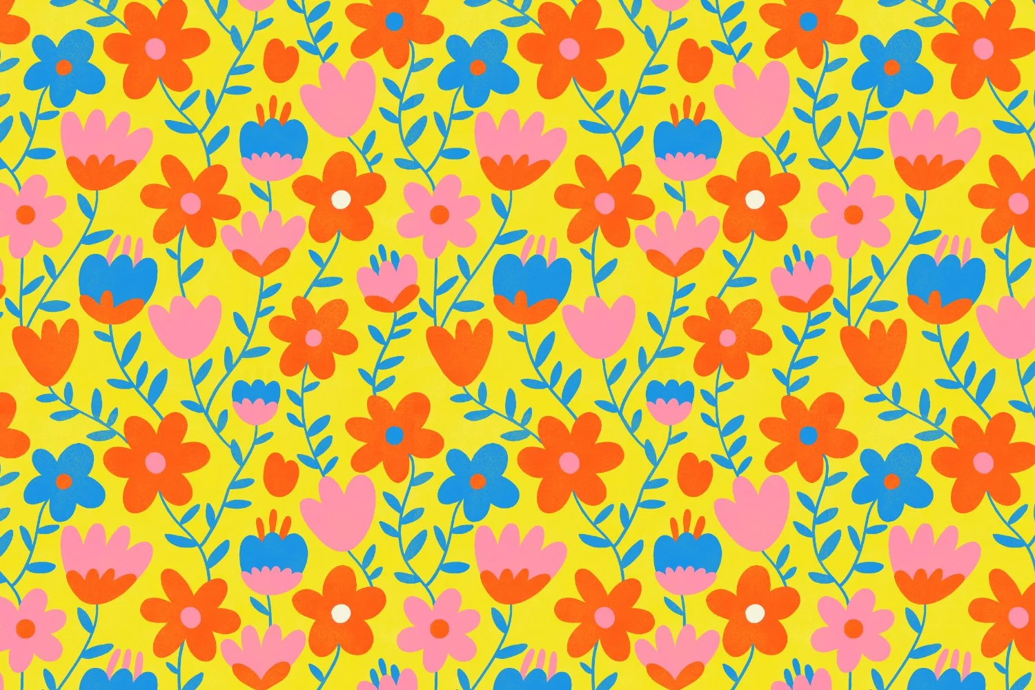 Workshop - Draw a repeat pattern: Floral (Re-do)