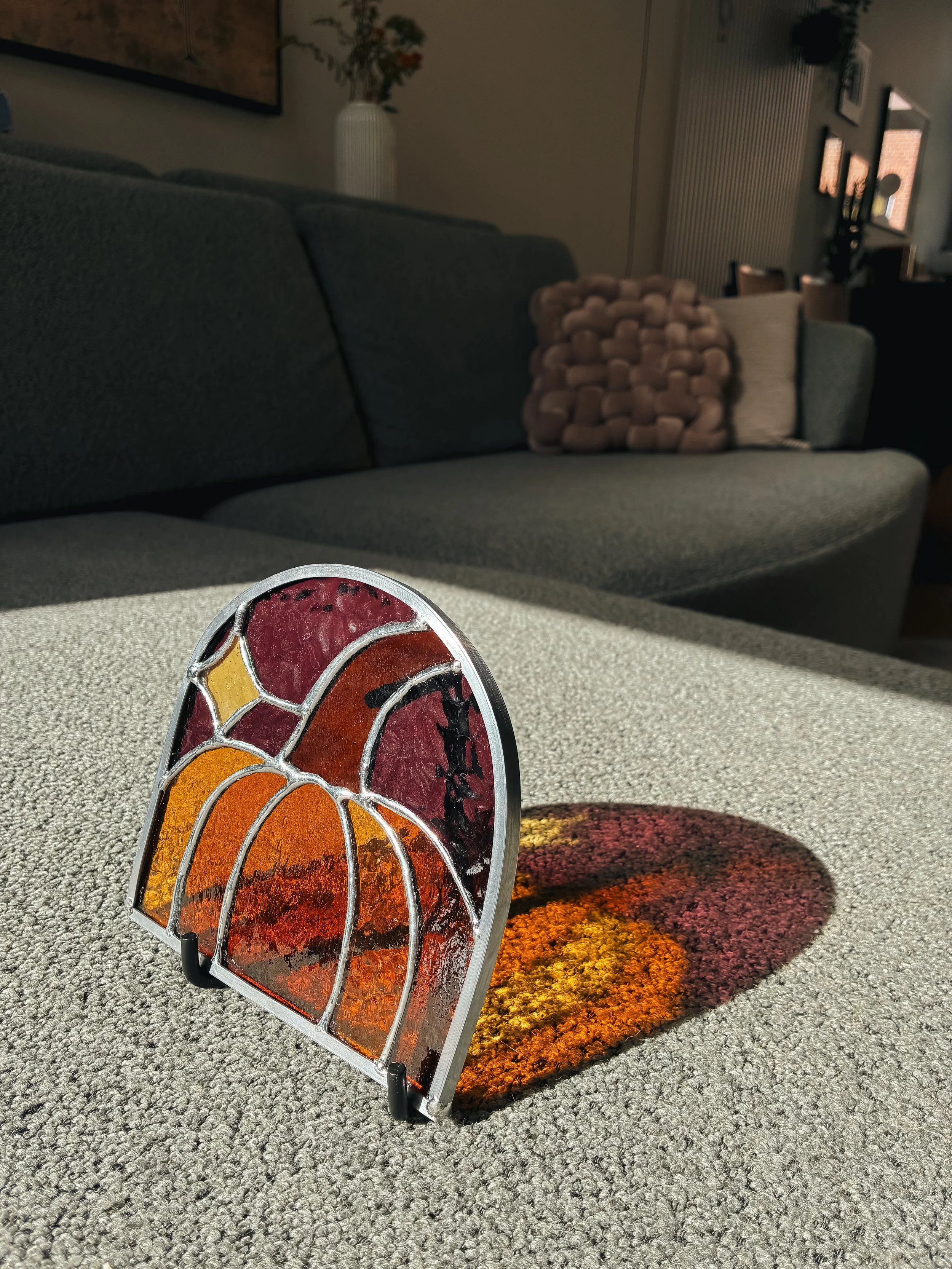 Pumpkin Suncatcher