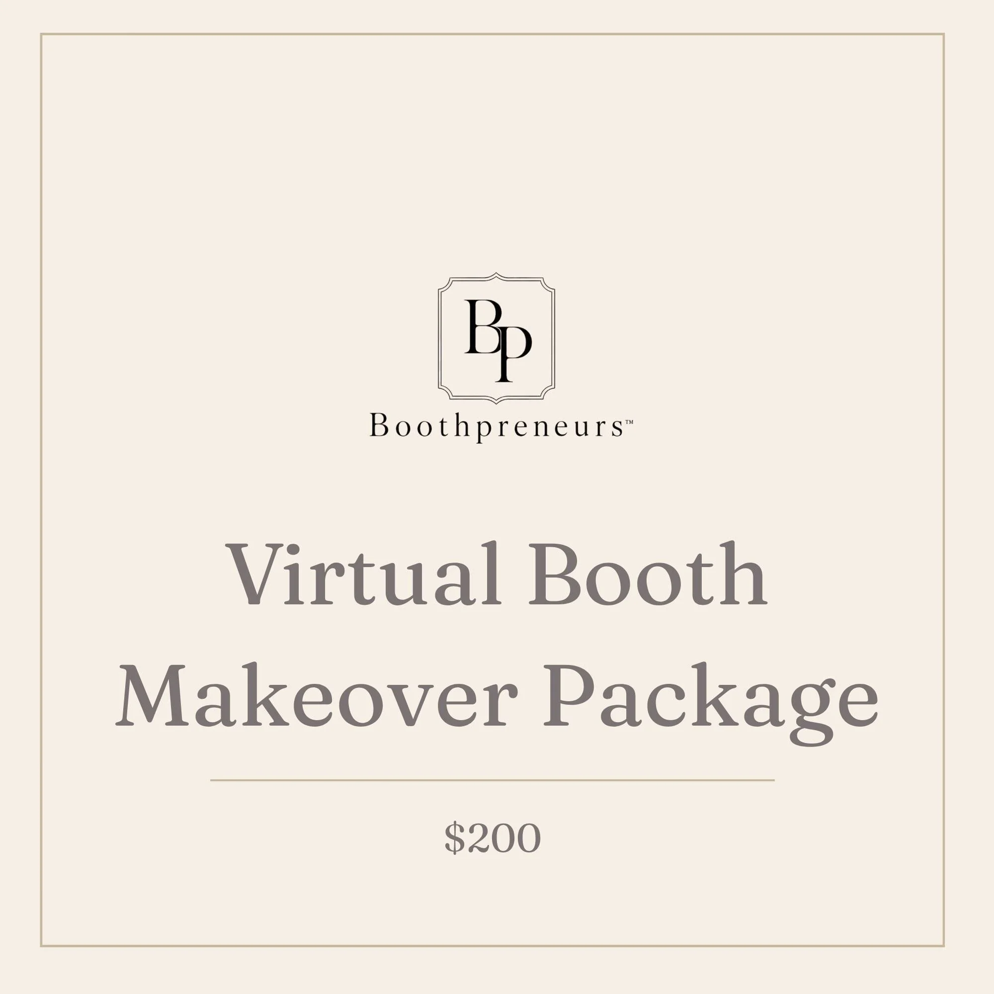 Virtual Booth Makeover Package