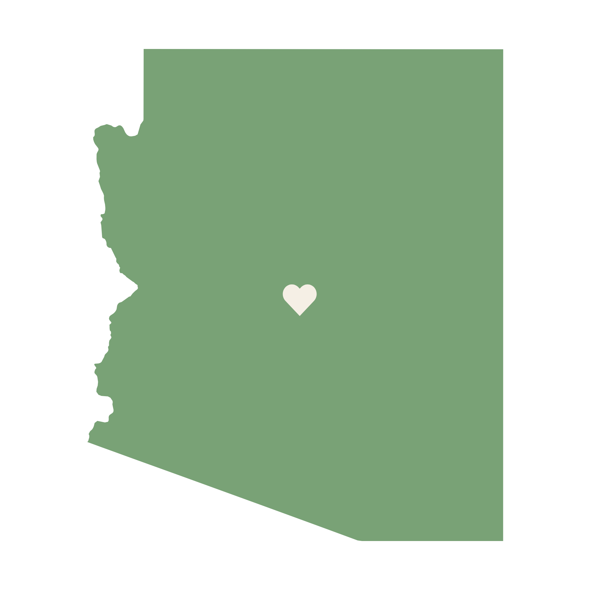 Arizona state silhouette