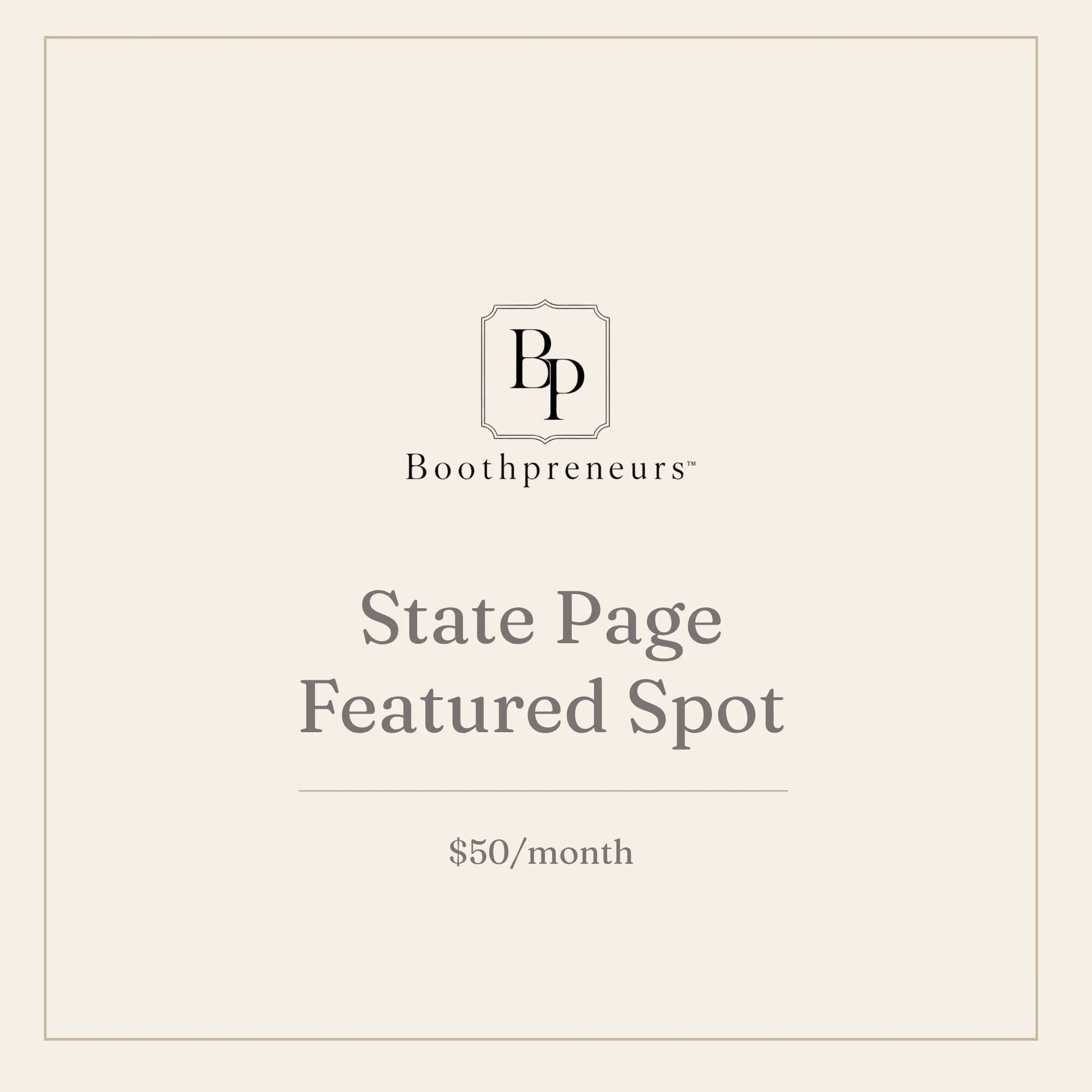 State Page Featured Spot
