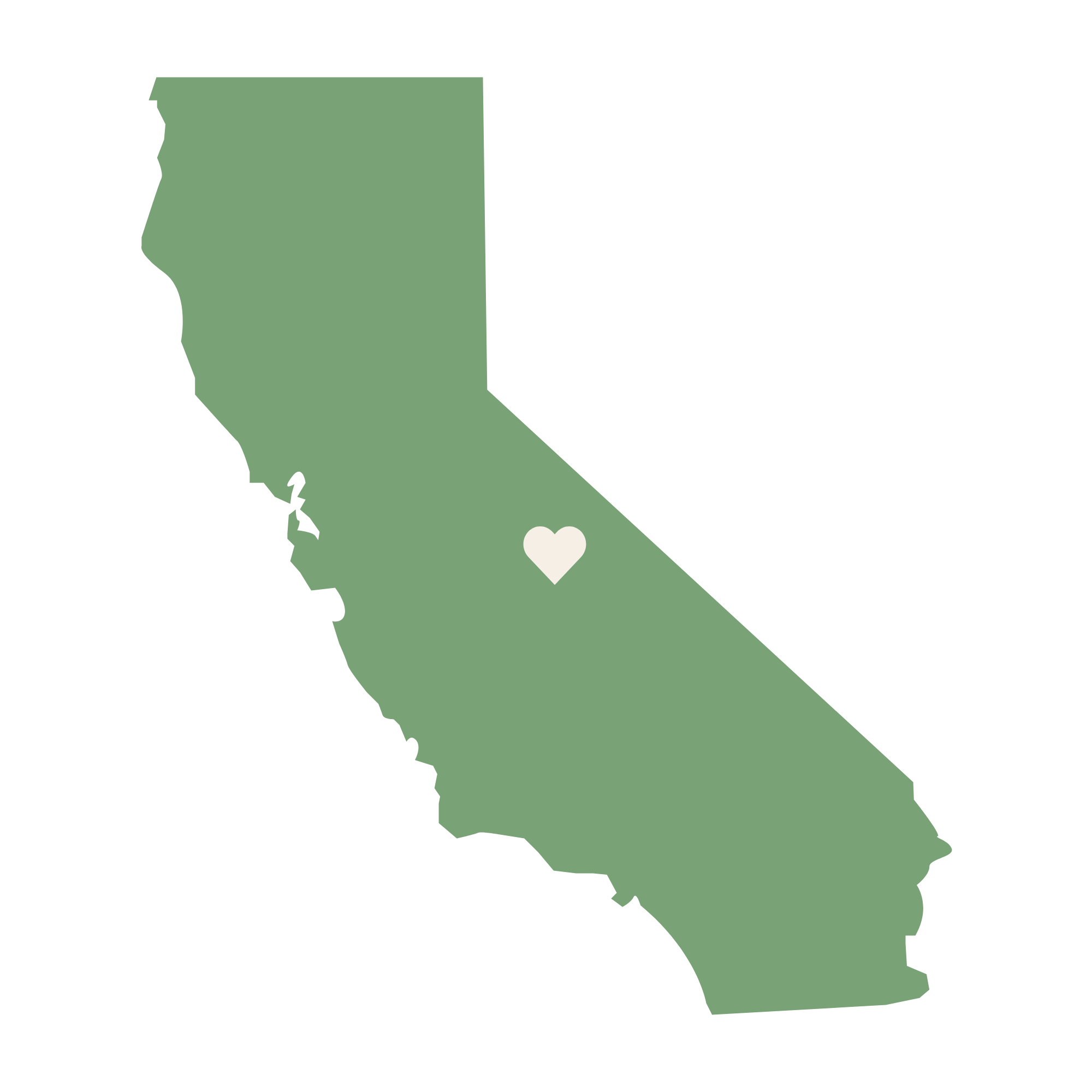 California state silhouette