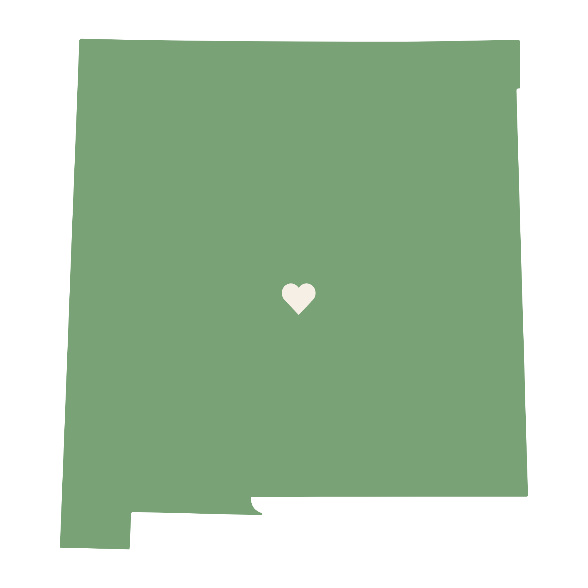 New Mexico state silhouette