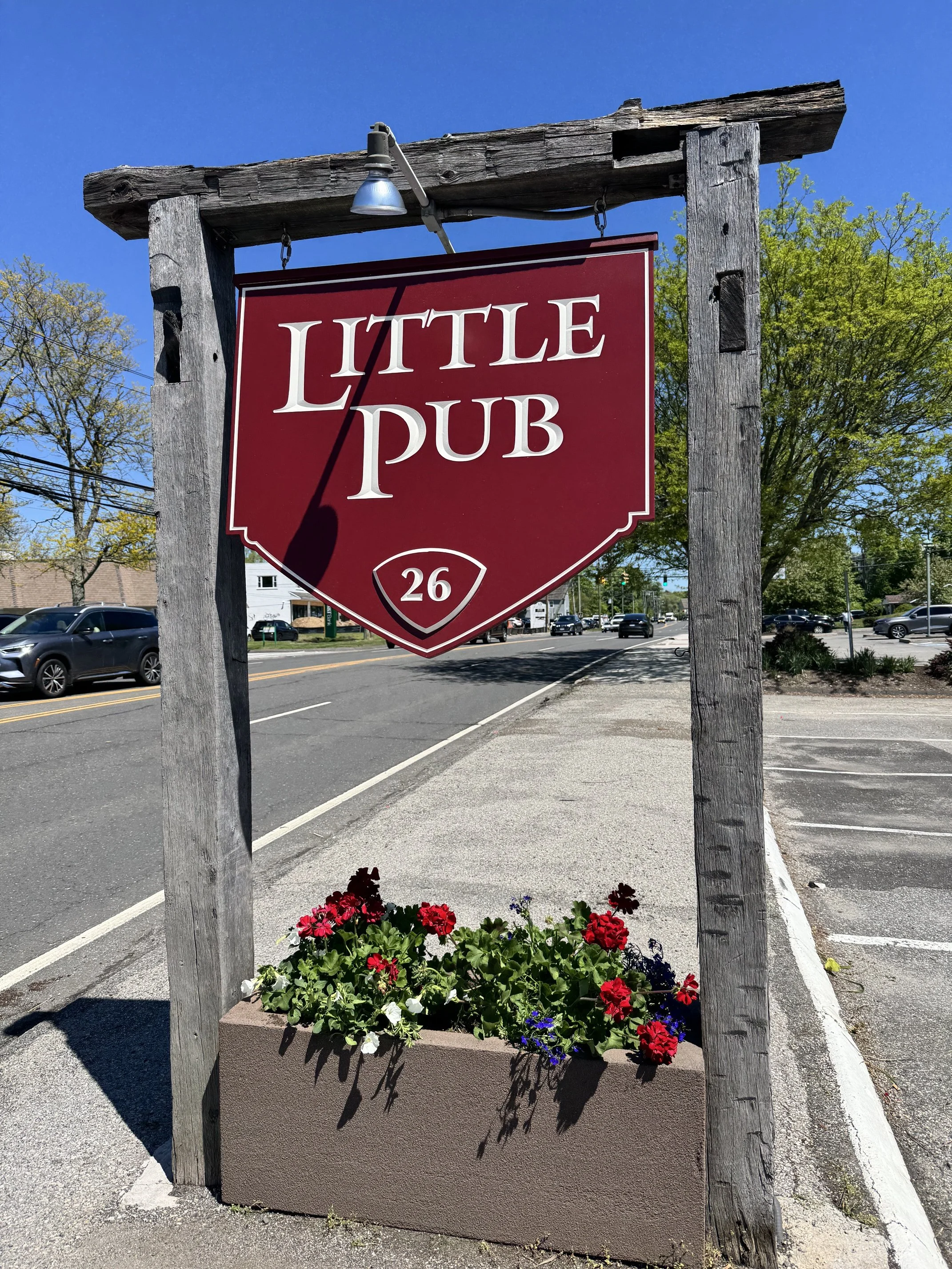 LITTLE PUB Wilton, CT Carved Signage