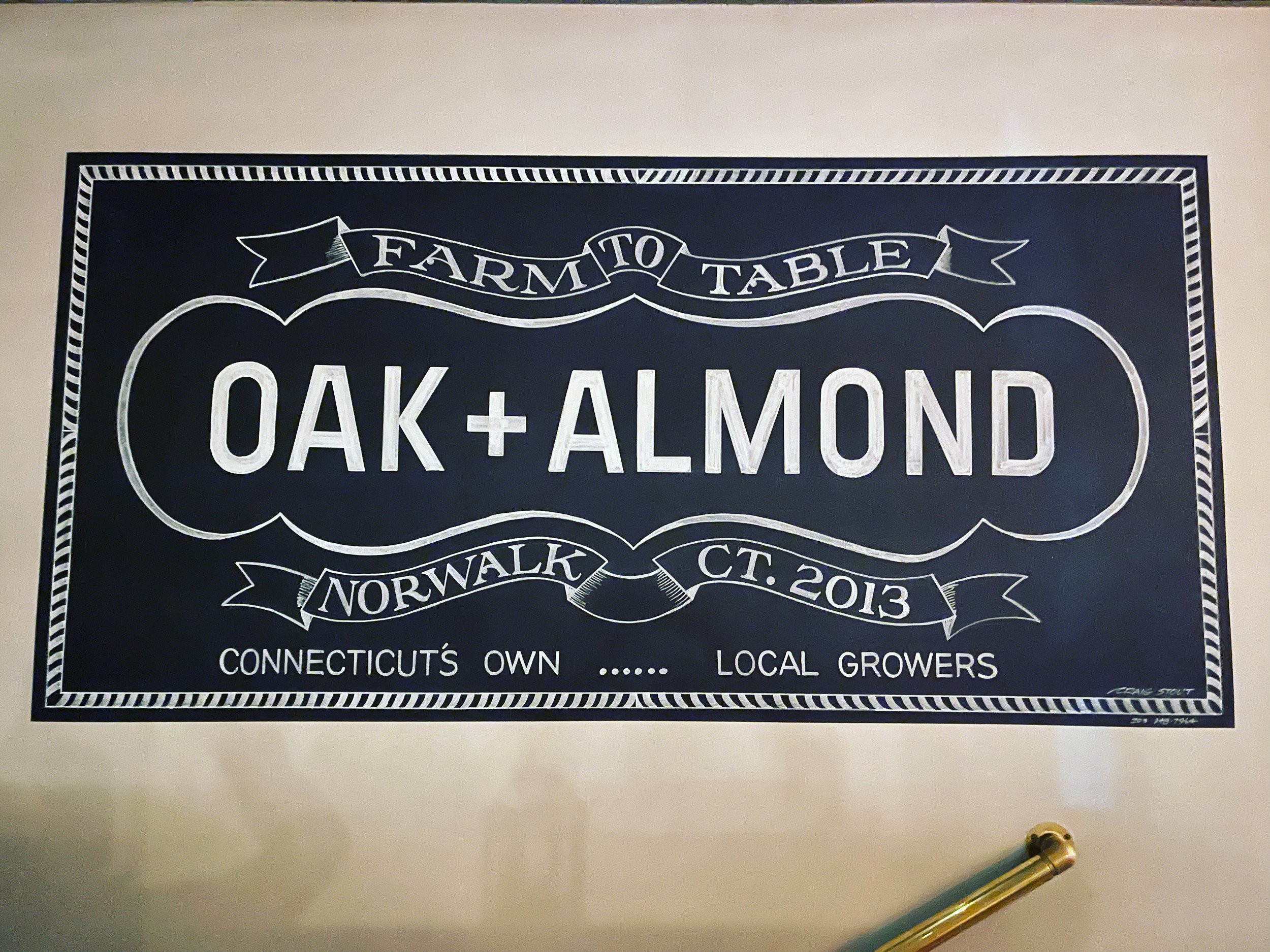 Restaurant Hand Lettered grapics
