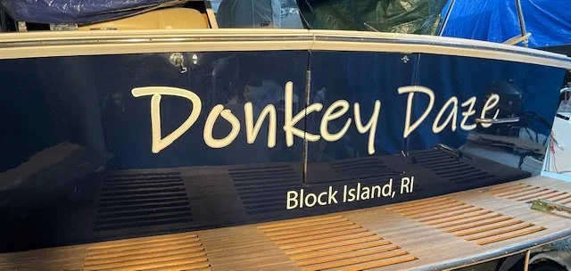 White Lettering with Silver outline