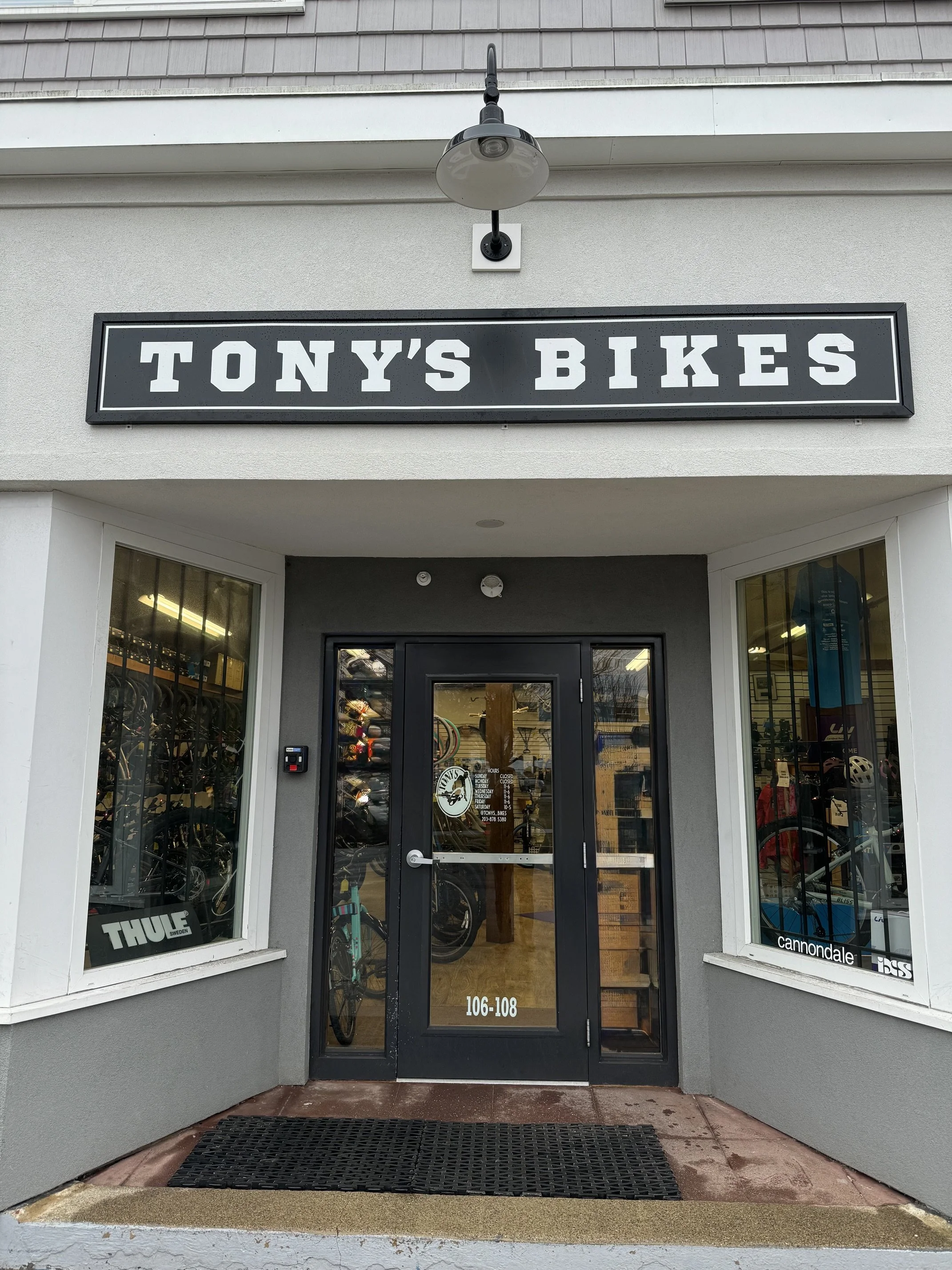 Framed Aluminum Storefront signage