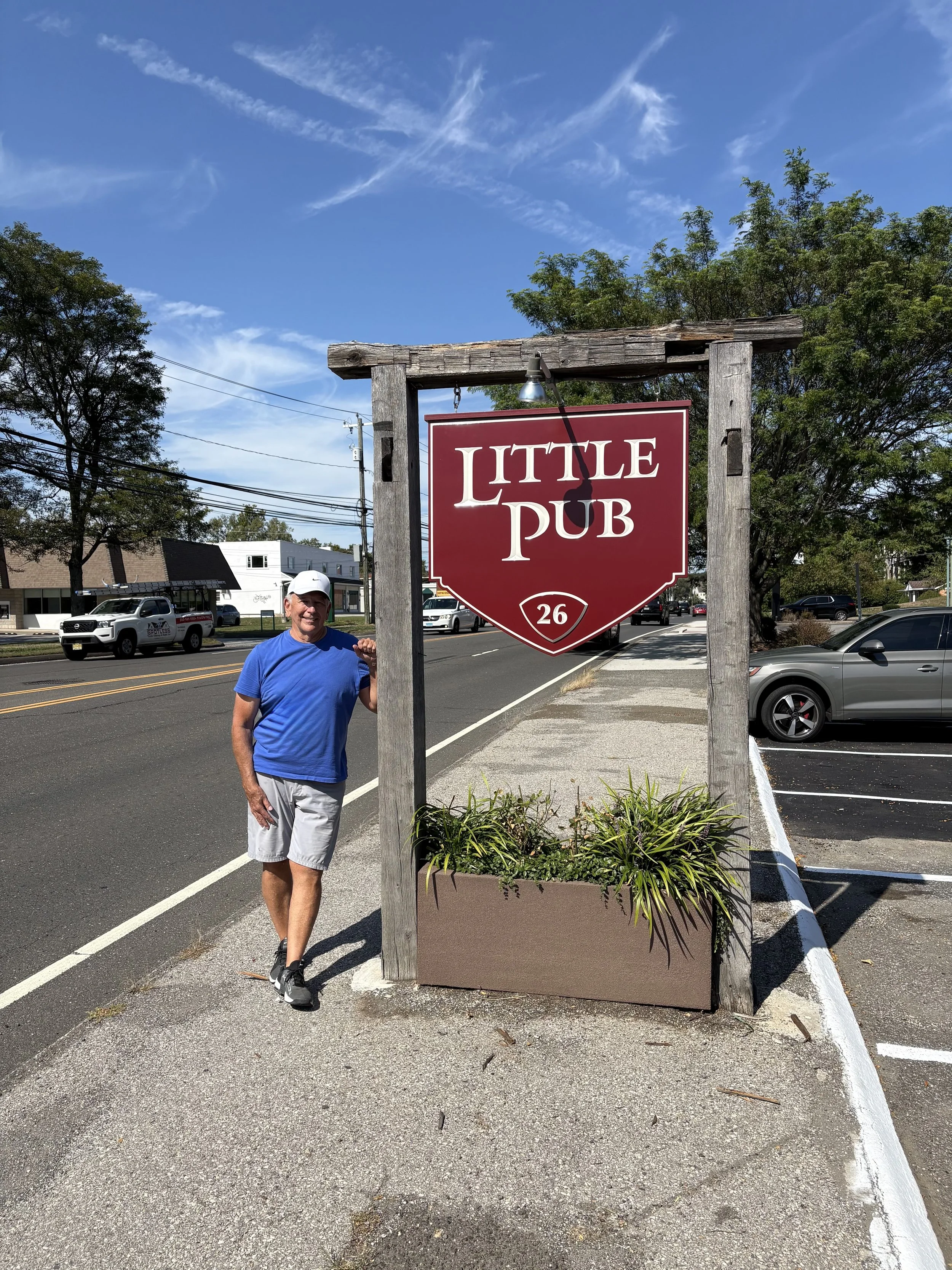 LITTLE PUB     Wilton CT      Carved signage