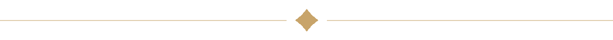 A minimalistic black background with a thin gold line and a small gold diamond shape in the center at the top.