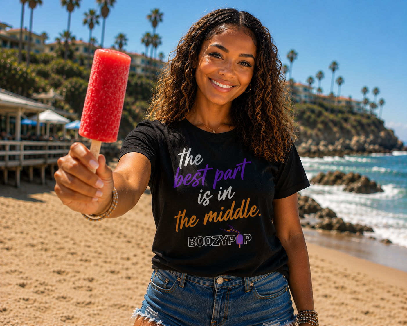 'The Best Part is in the Middle' Graphic T-Shirt