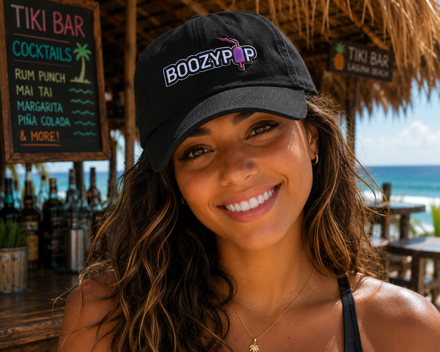 BoozyPop Tropical Adventure Cap