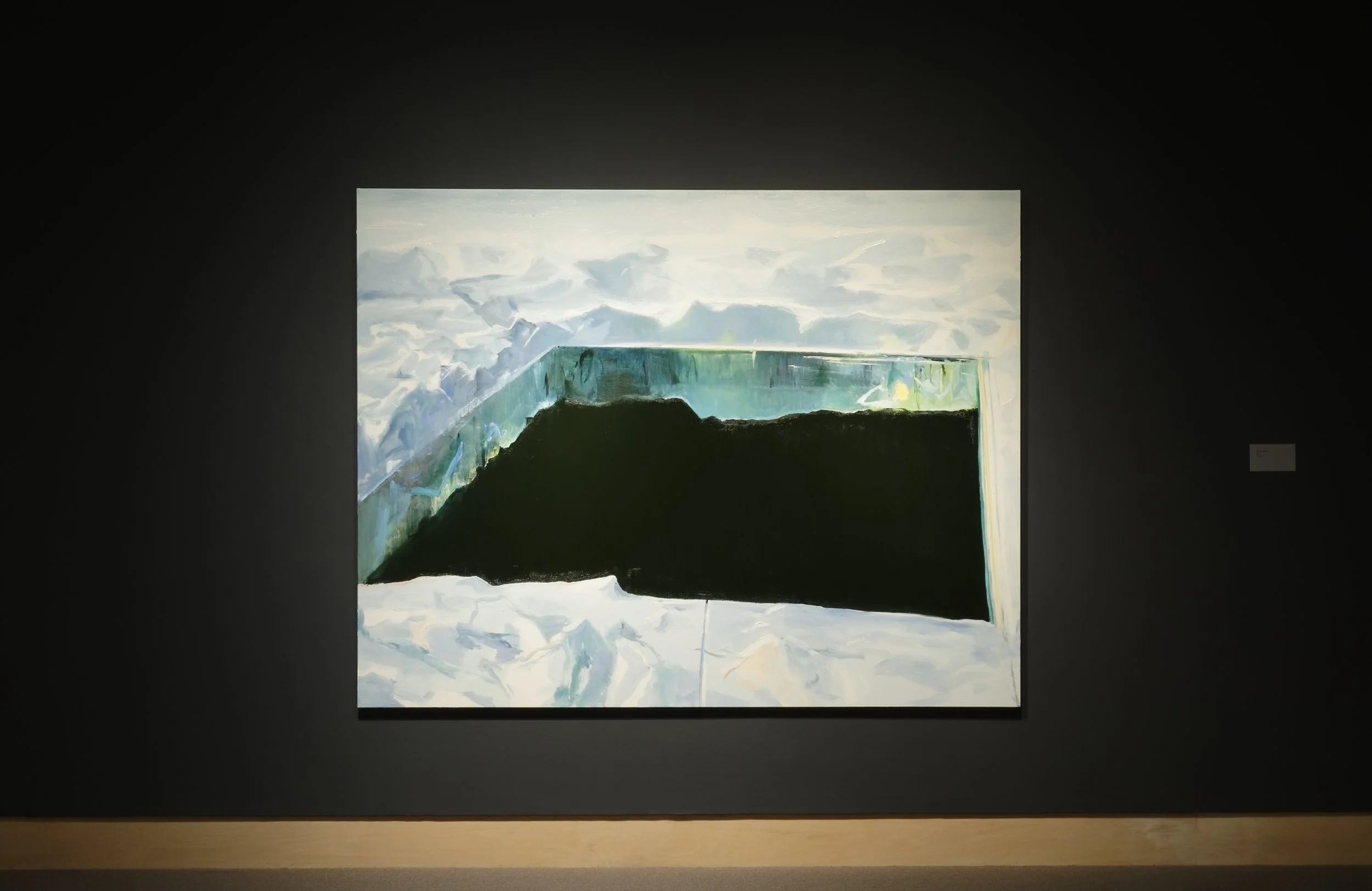 "Eric Aho: Ice Cuts" at the Hood Museum of Art, Dartmouth. Photo by Jeffrey Nintzel.