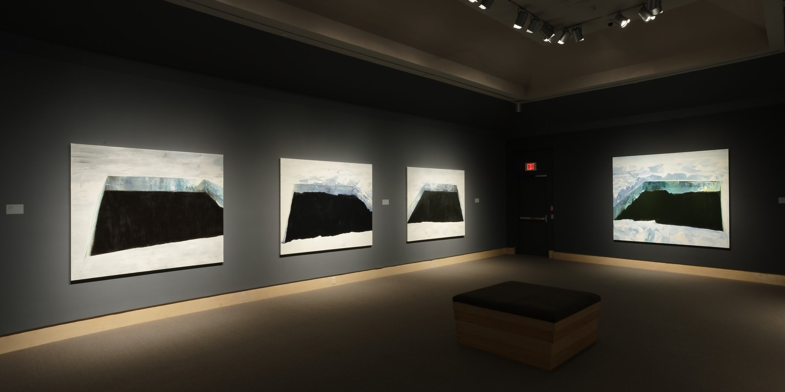 "Eric Aho: Ice Cuts" at the Hood Museum of Art, Dartmouth. Photo by Jeffrey Nintzel.