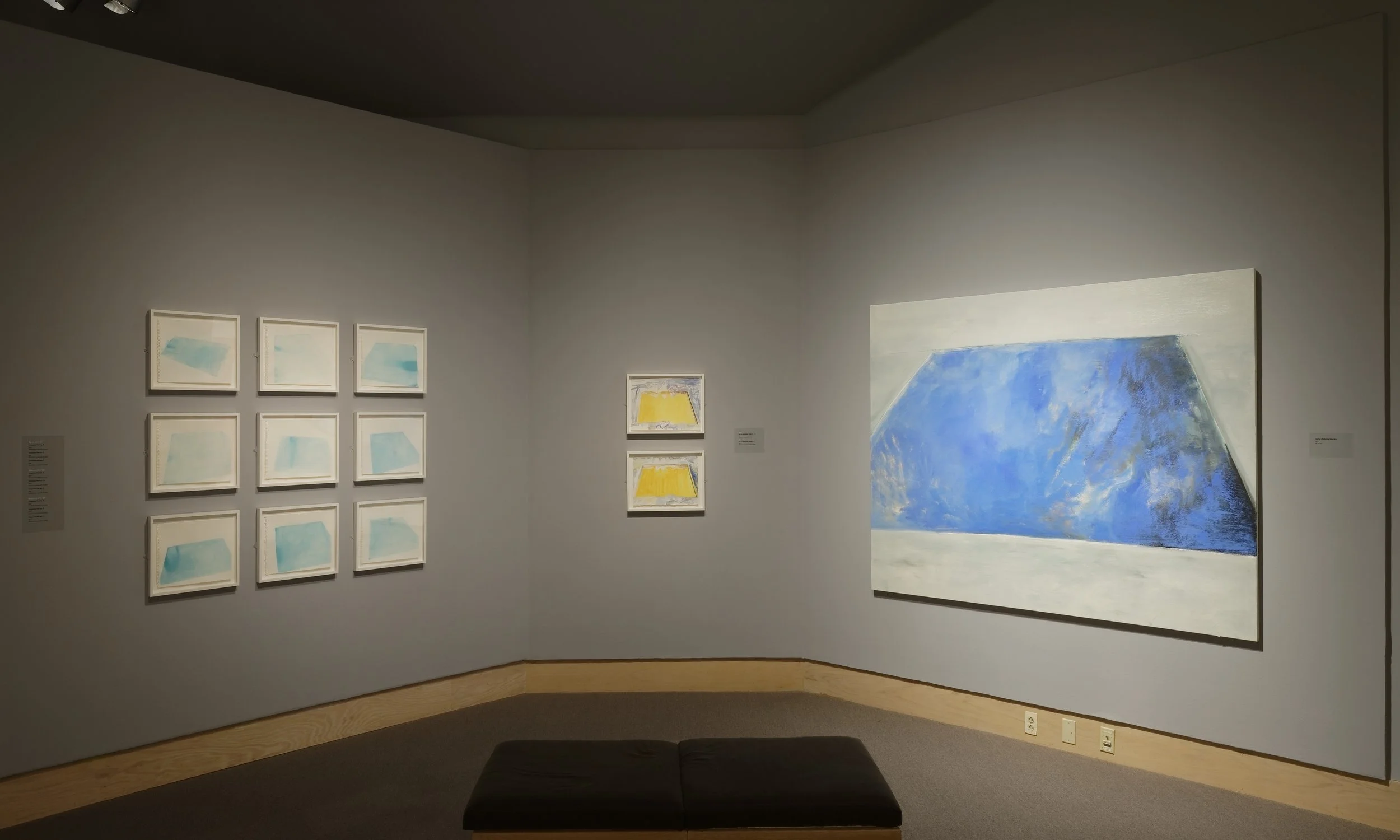"Eric Aho: Ice Cuts" at the Hood Museum of Art, Dartmouth. Photo by Jeffrey Nintzel.
