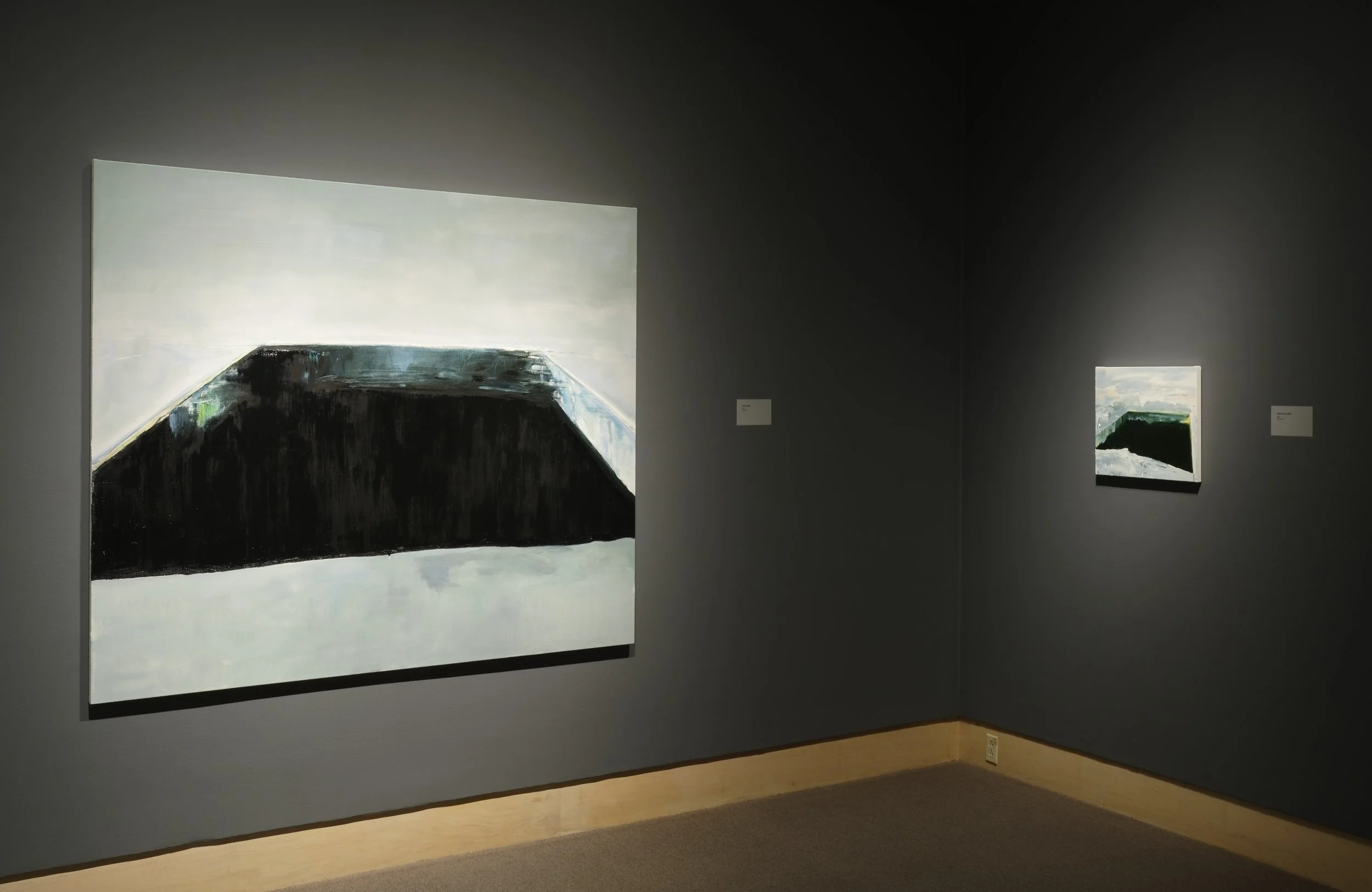 "Eric Aho: Ice Cuts" at the Hood Museum of Art, Dartmouth. Photo by Jeffrey Nintzel.