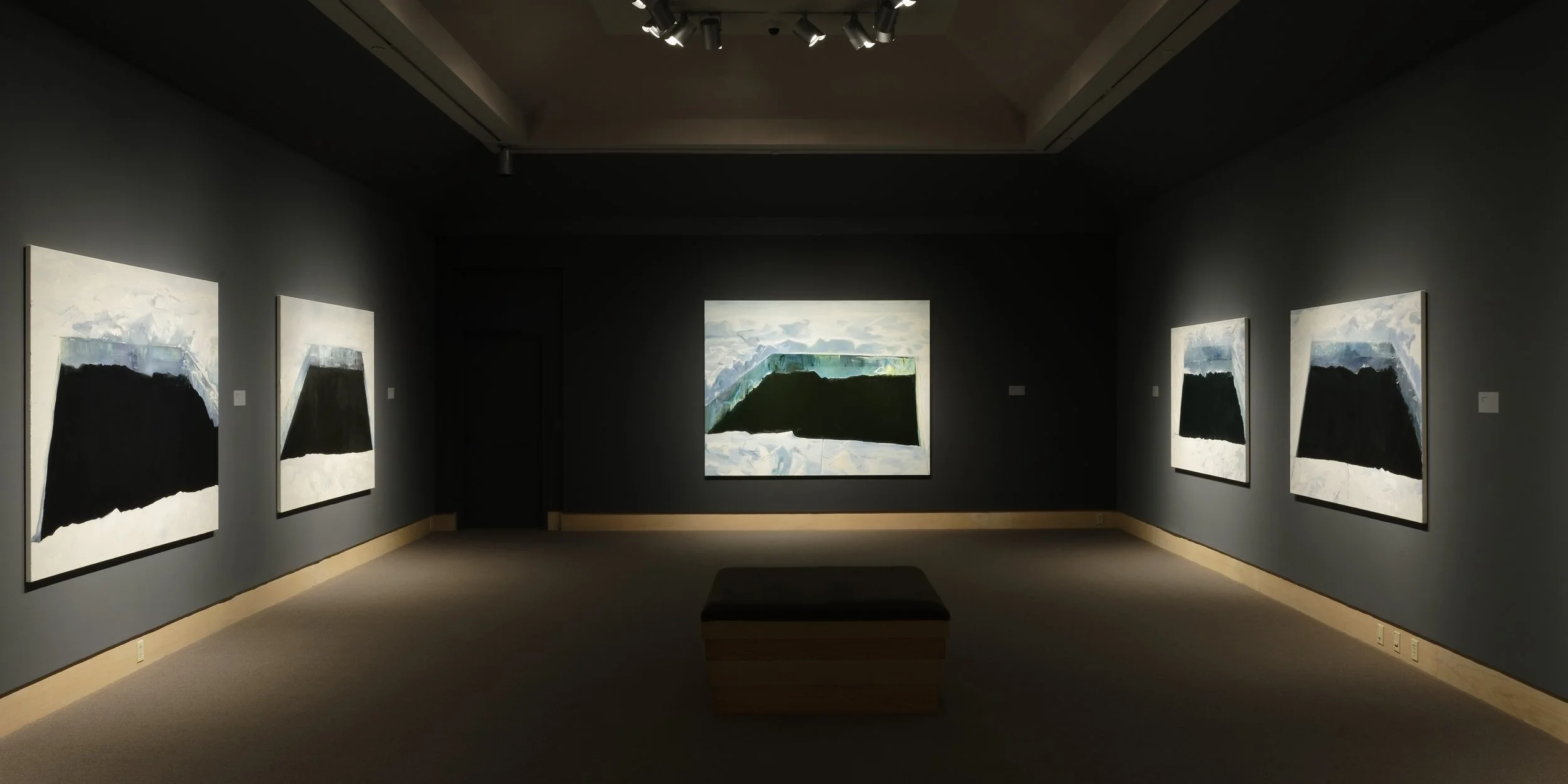 "Eric Aho: Ice Cuts" at the Hood Museum of Art, Dartmouth. Photo by Jeffrey Nintzel.